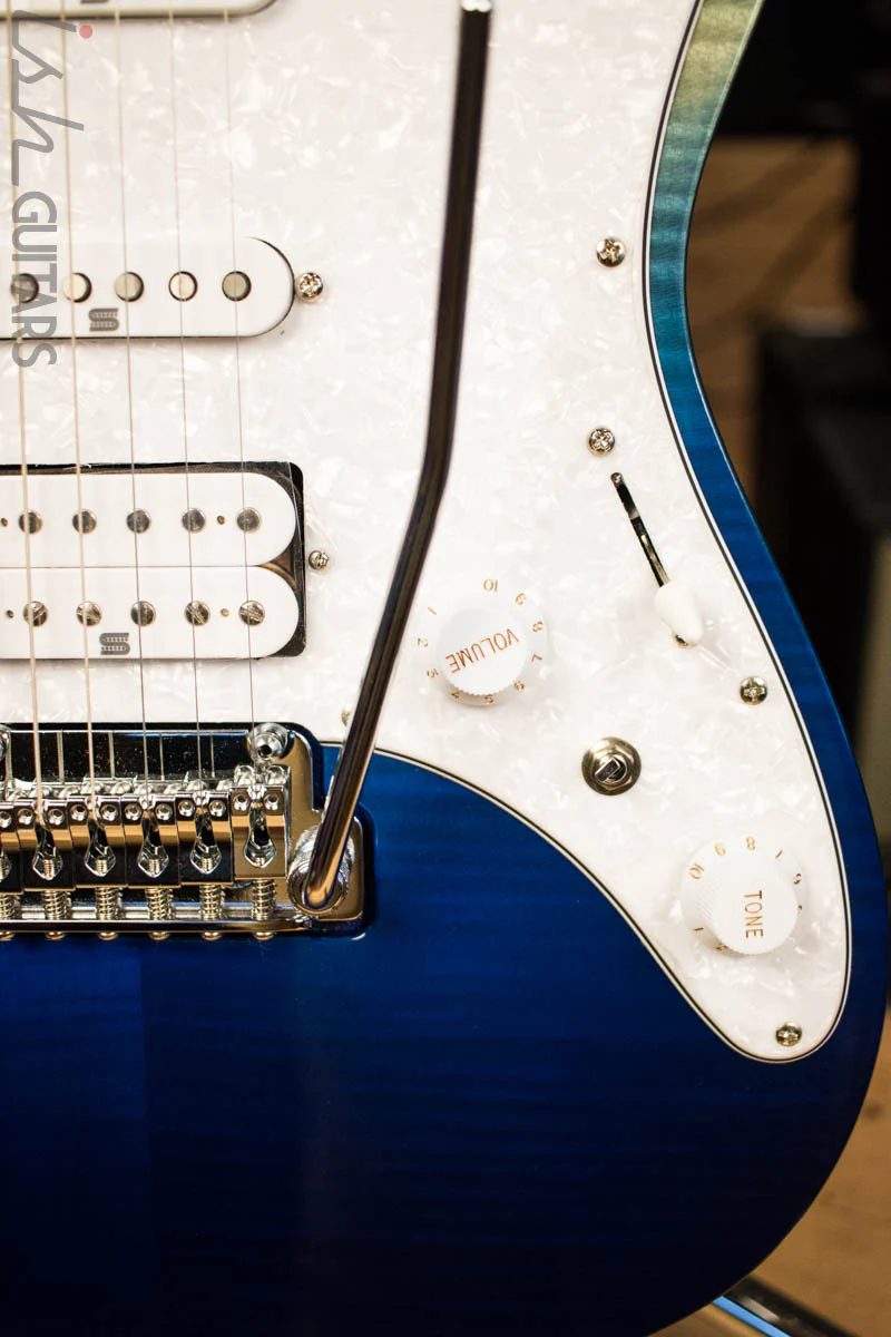Ibanez AZ224F-BIG Premium Blue Iceberg Gradation Electric Guitar Store Demo - Image 5