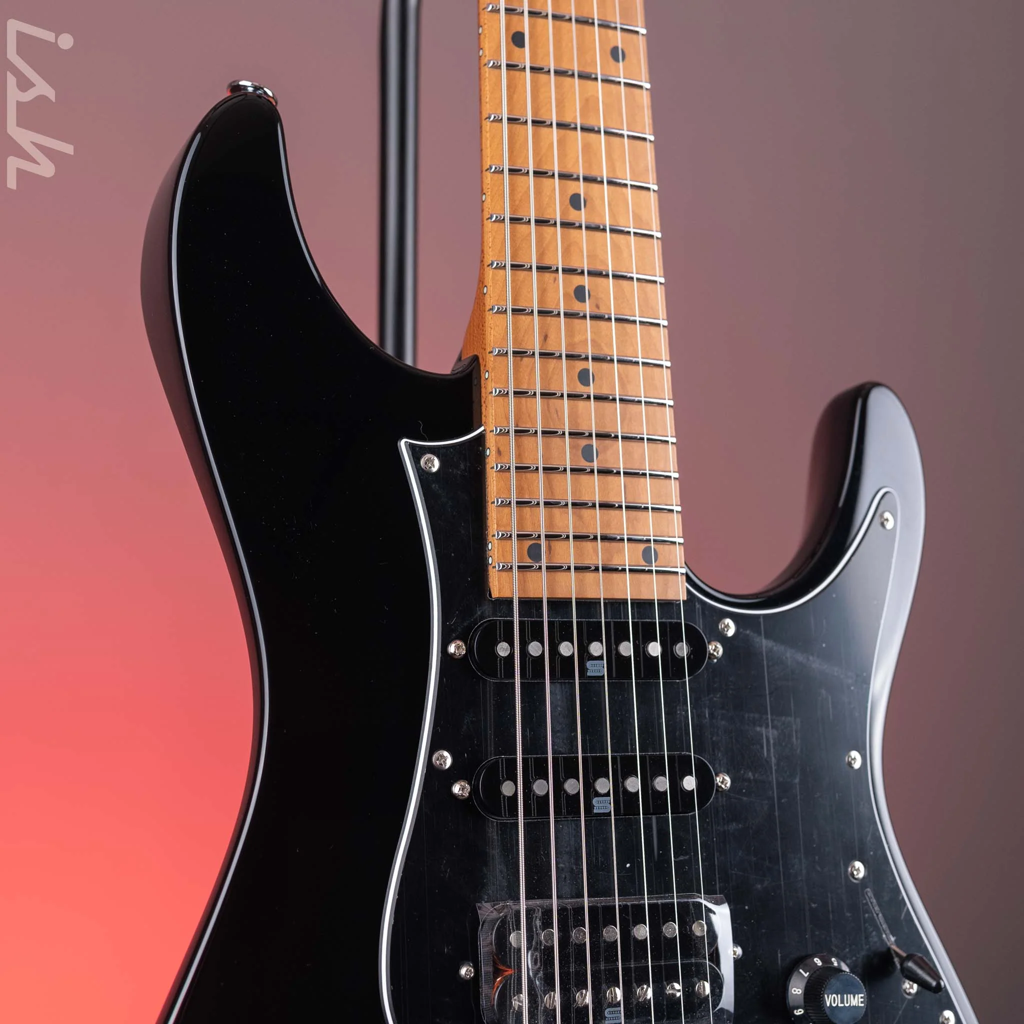 Ibanez AZ24047 Prestige 7-String  Electric Guitar Black - Image 3