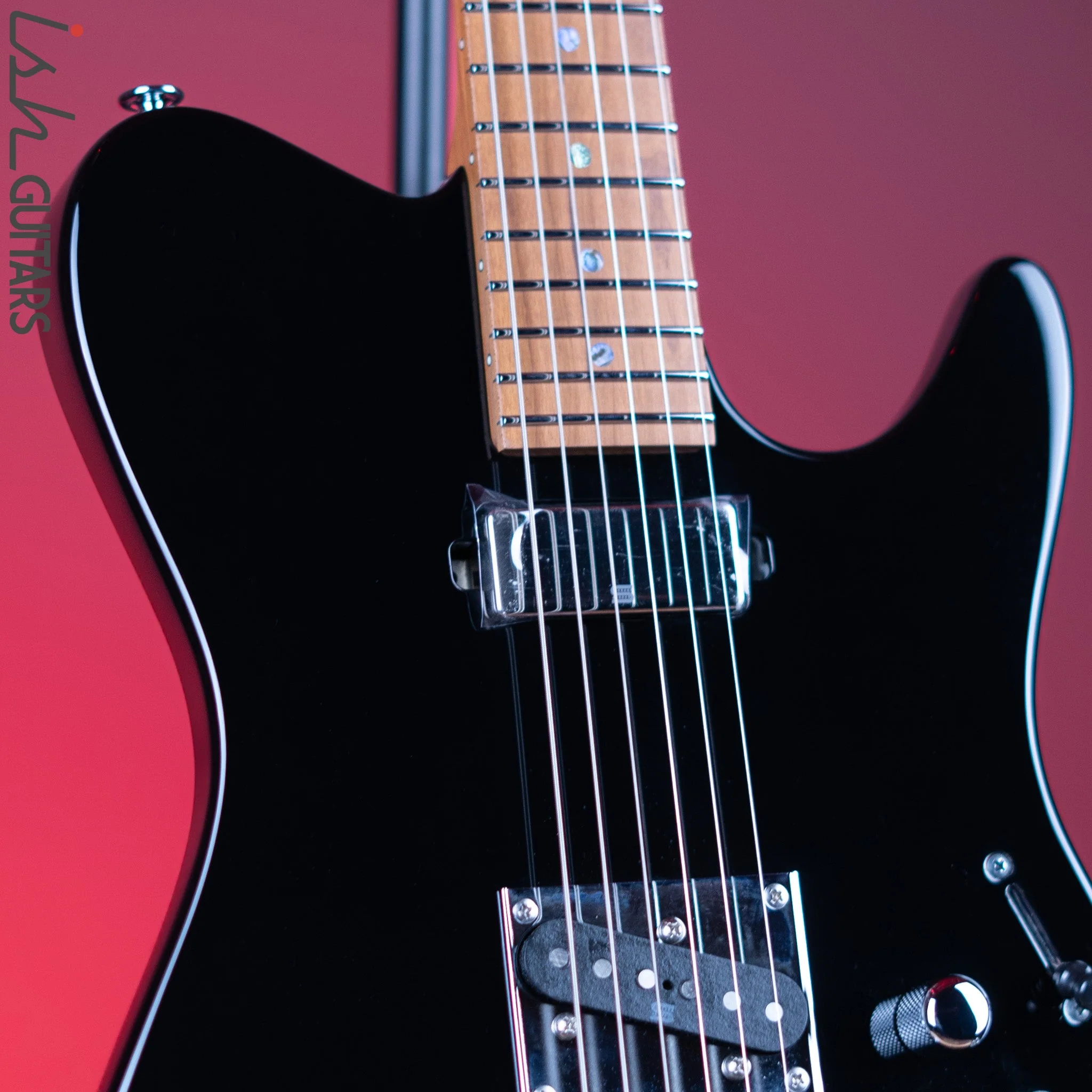 Ibanez AZS2200 Prestige Electric Guitar Black Demo - Image 3