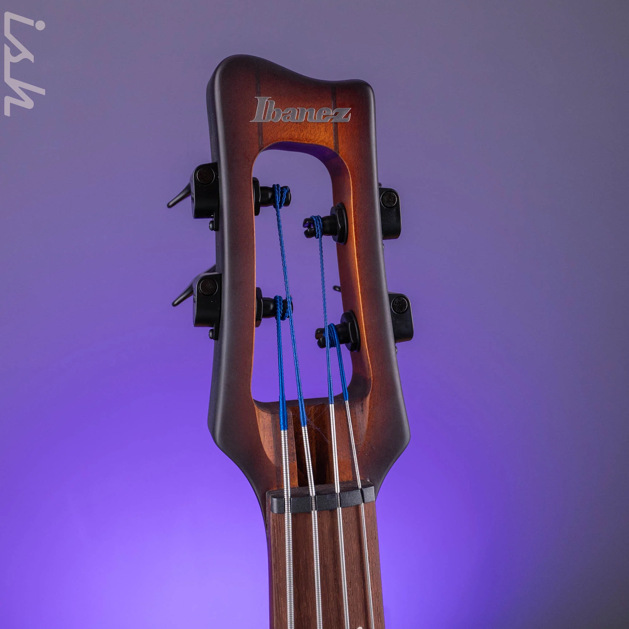Ibanez Bass Workshop UB804 4-String Electric Upright Bass Mahogany Oil Burst - Image 5