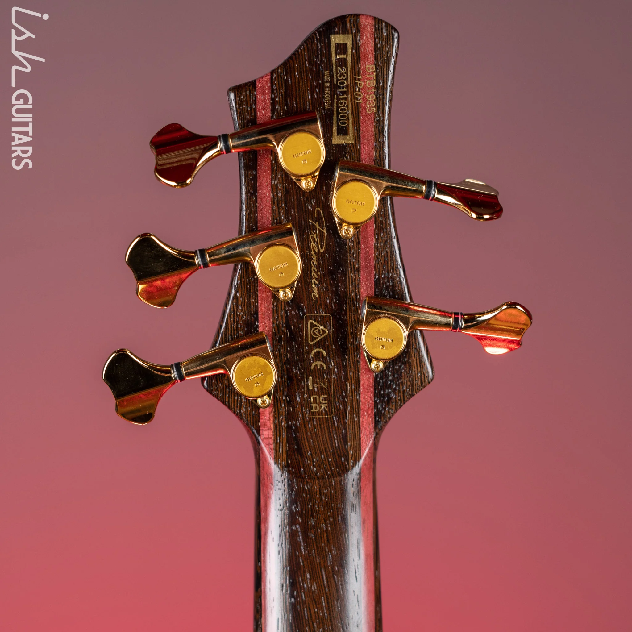 Ibanez BTB1935 Premium 5-String Bass Caribbean Islet Low Gloss Demo - Image 10