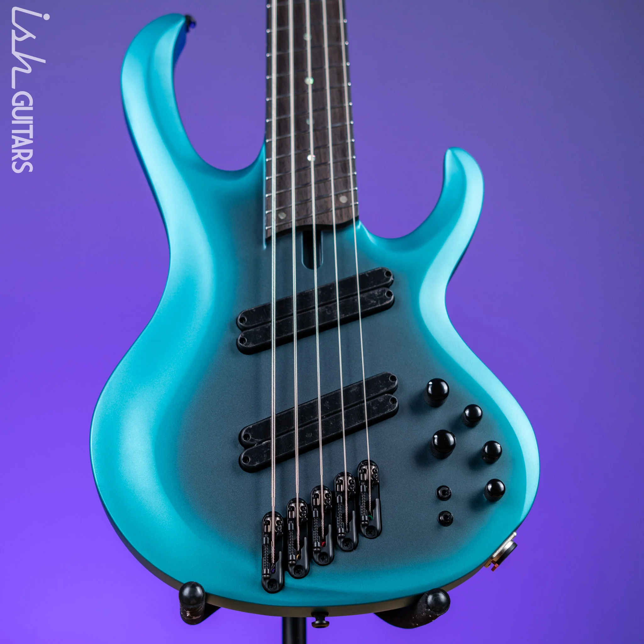 Ibanez BTB605MS Multi-Scale 5-String Bass Cerulean Aura Burst Matte Demo