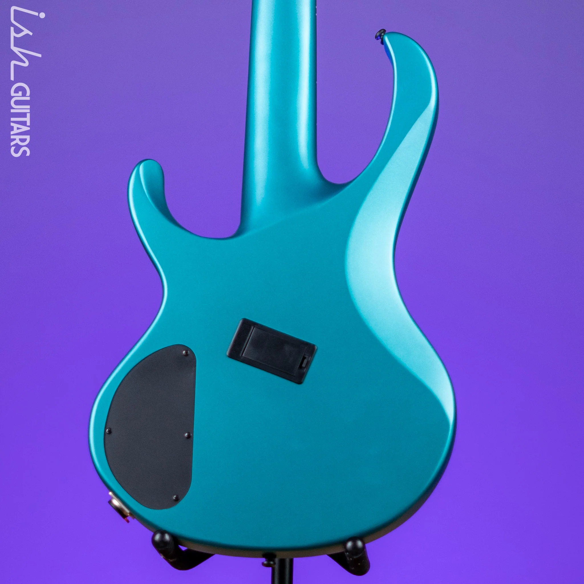 Ibanez BTB605MS Multi-Scale 5-String Bass Cerulean Aura Burst Matte Demo - Image 7