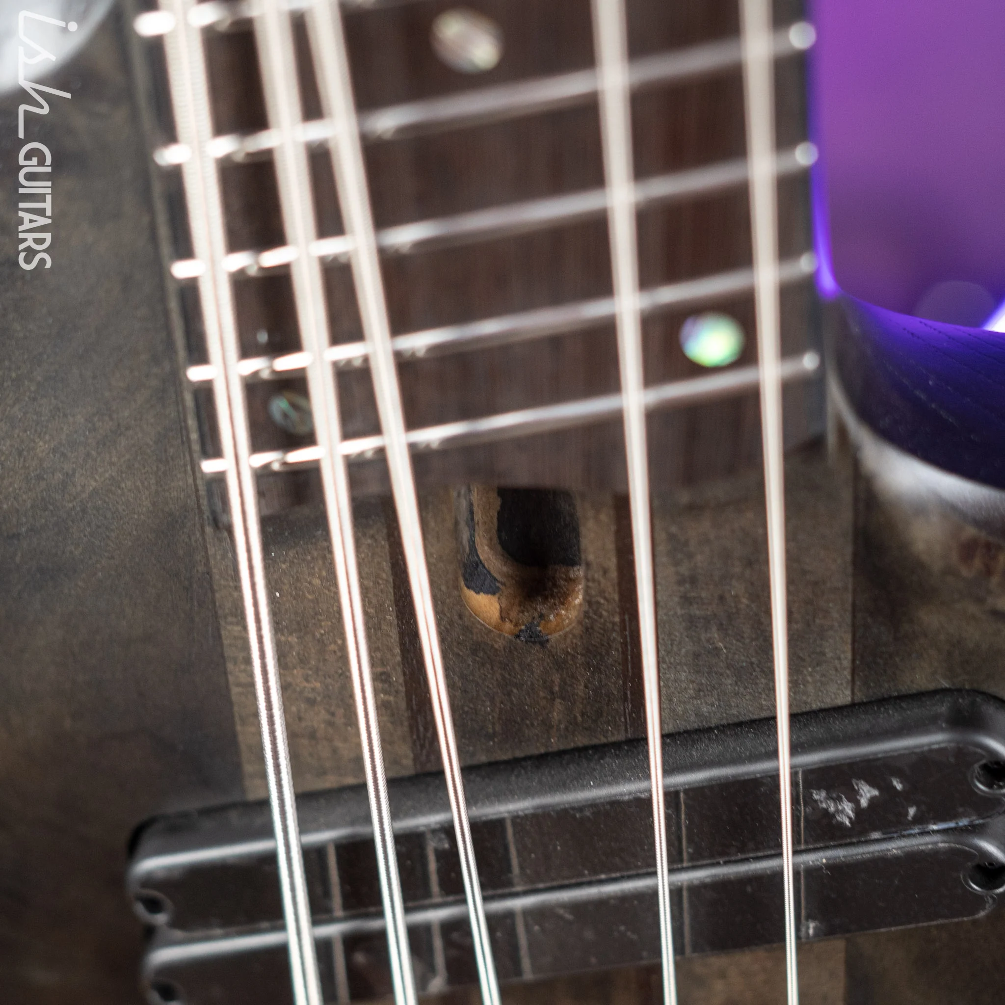Ibanez BTB805MS 5-String Bass Transparent Gray Flat Demo - Image 12