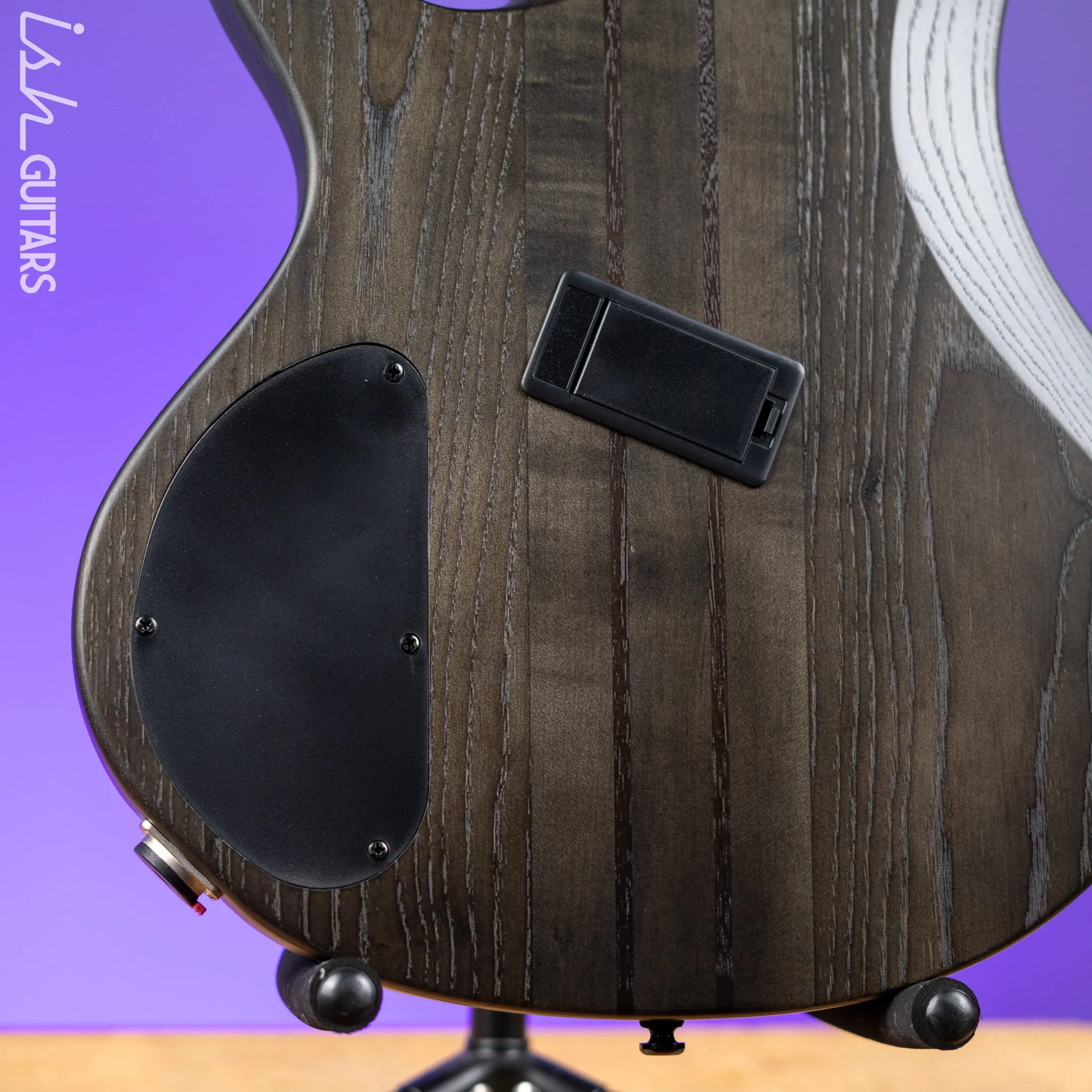 Ibanez BTB805MS 5-String Bass Transparent Gray Flat Demo - Image 9