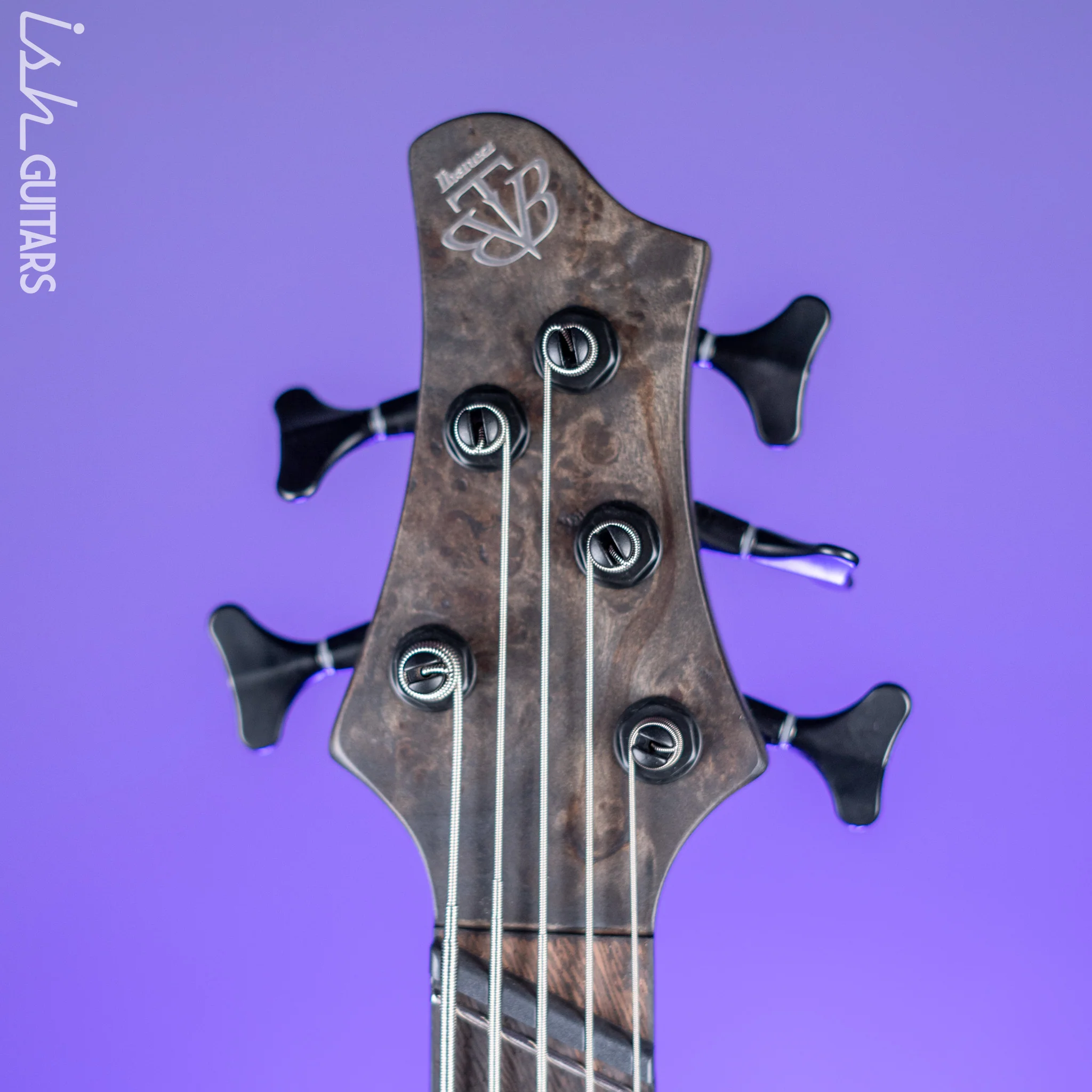 Ibanez BTB805MS Multi-Scale 5-String Bass Transparent Grey Flat - Image 6