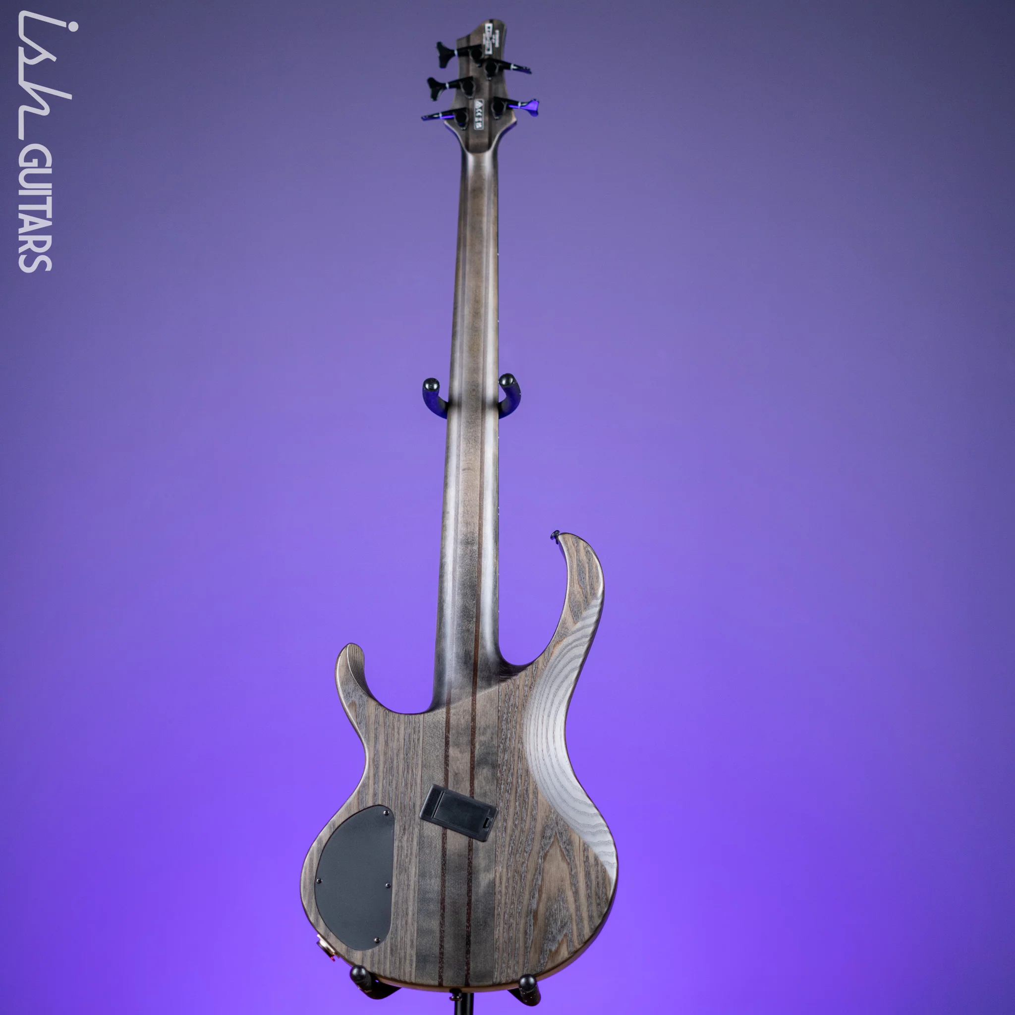 Ibanez BTB805MS Multi-Scale 5-String Bass Transparent Grey Flat - Image 7