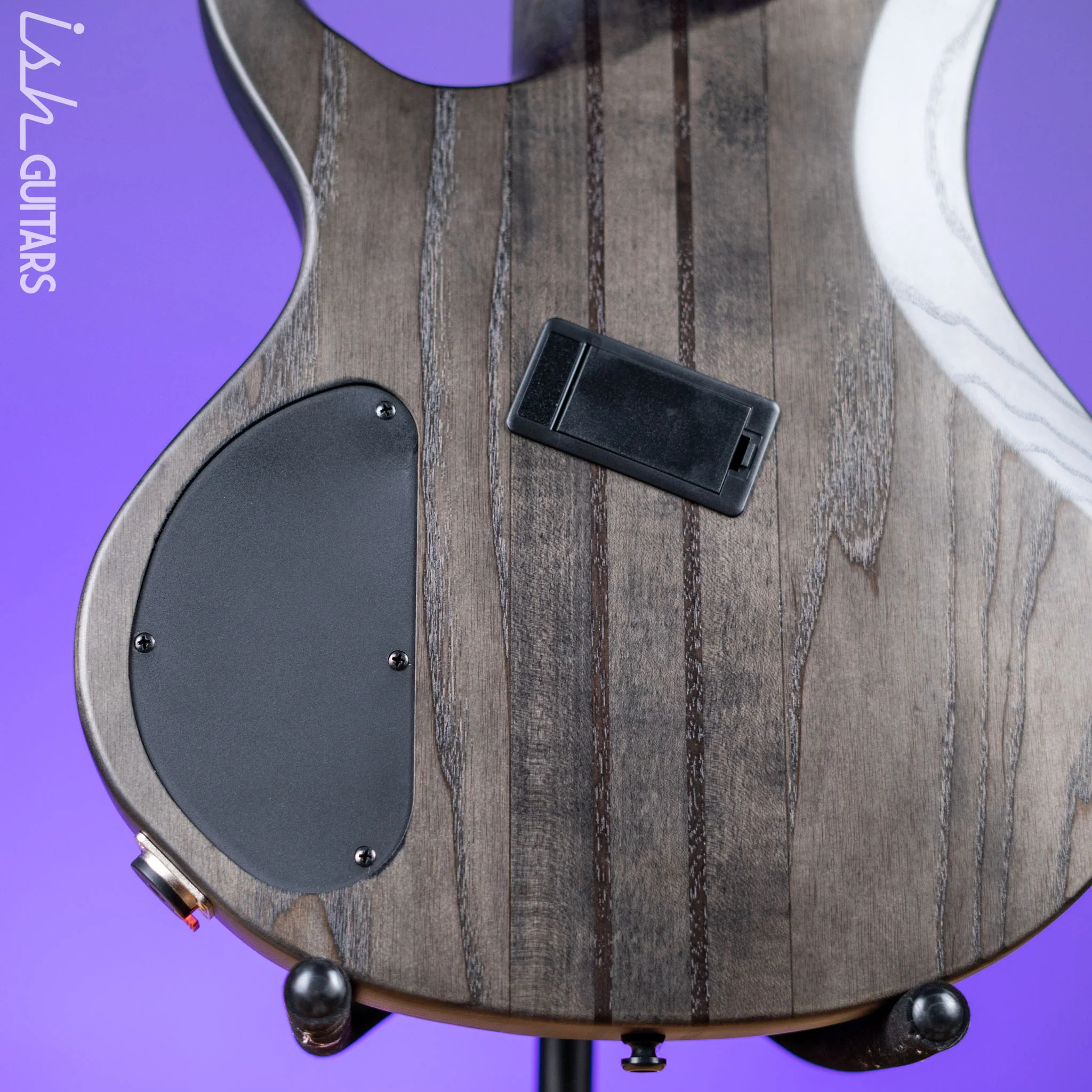 Ibanez BTB805MS Multi-Scale 5-String Bass Transparent Grey Flat - Image 9