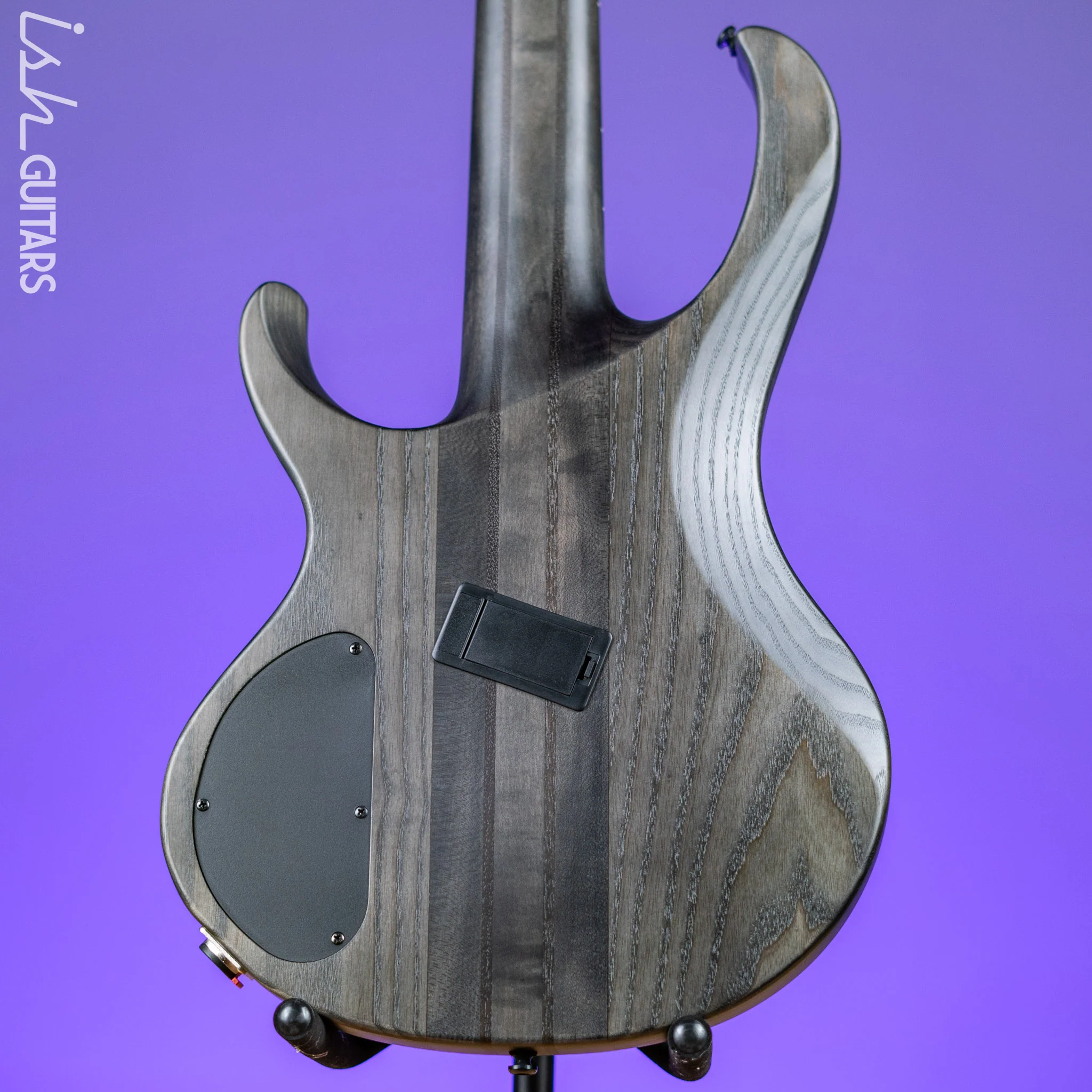 Ibanez BTB805MS Multi-Scale 5-String Bass Transparent Grey Flat - Image 8
