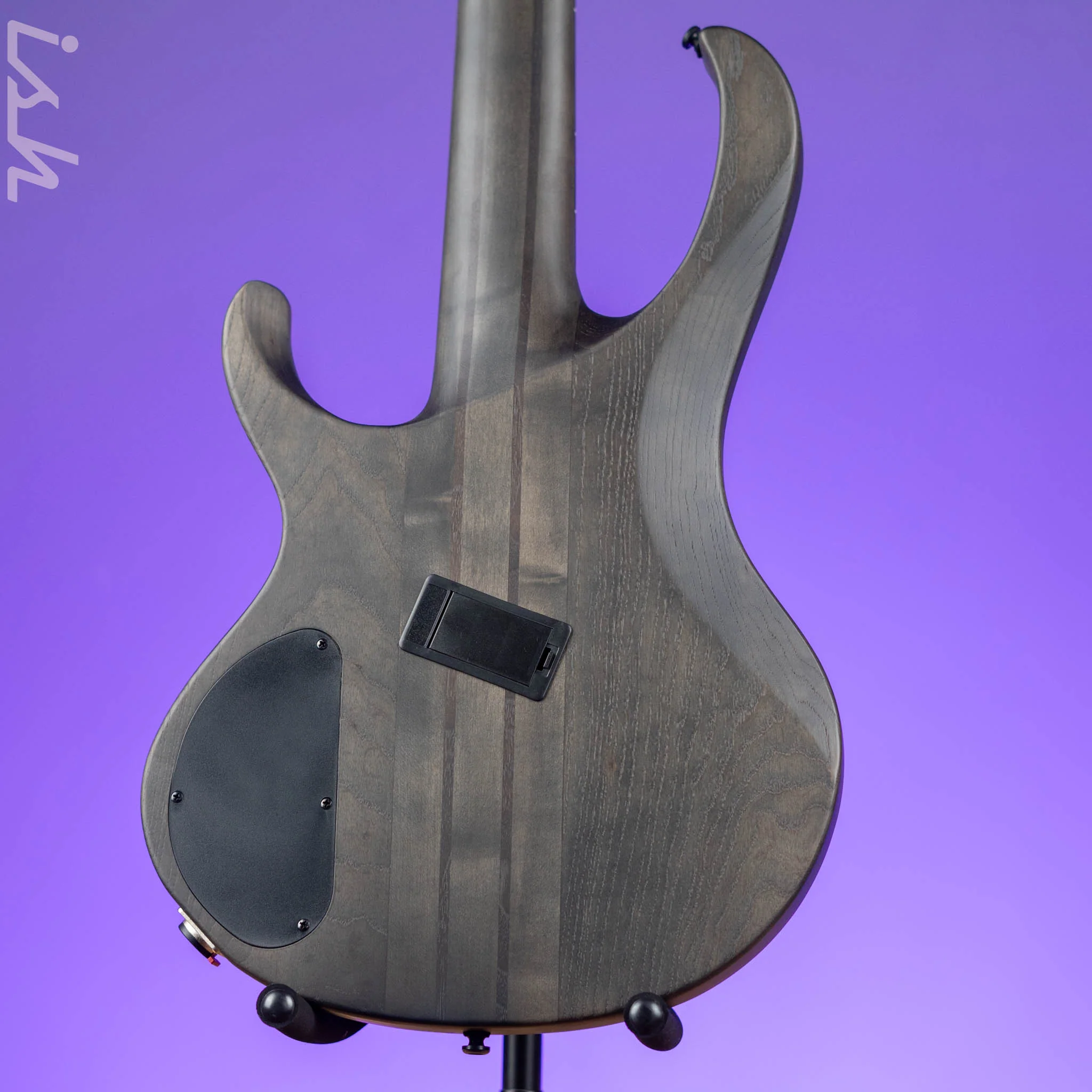 Ibanez BTB805MS Multi-Scale 5-String Bass Transparent Grey Flat - Image 7