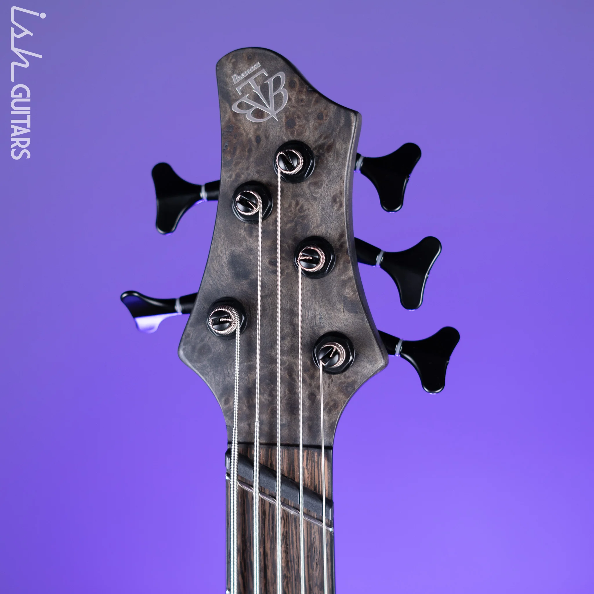 Ibanez BTB805MS Multi-Scale 5-String Bass Transparent Grey Flat Demo - Image 6