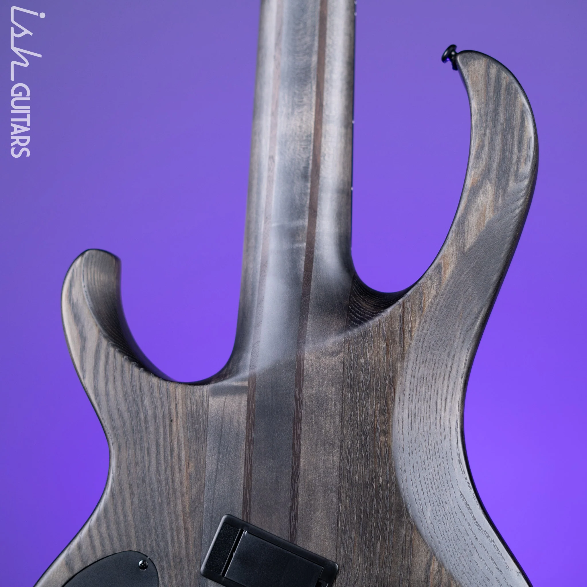 Ibanez BTB805MS Multi-Scale 5-String Bass Transparent Grey Flat Demo - Image 9