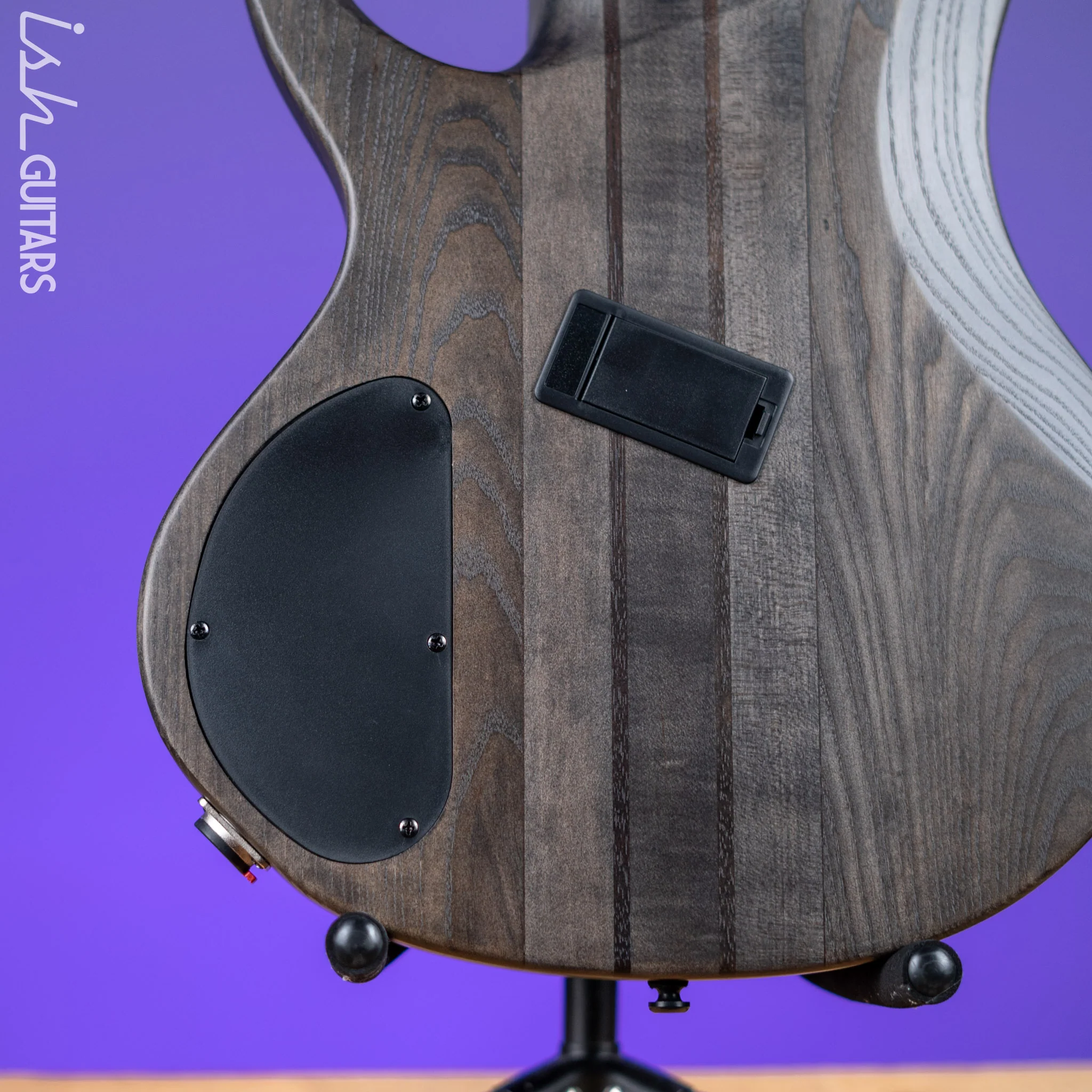 Ibanez BTB806MS Multi-Scale 6-String Bass Transparent Grey Flat - Image 10