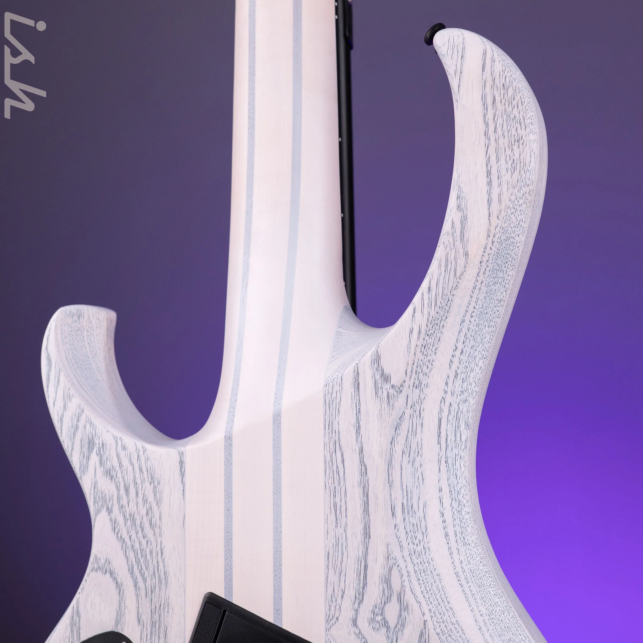 Ibanez BTB865MS 5-String Bass Workshop Transparent White Flat - Image 10
