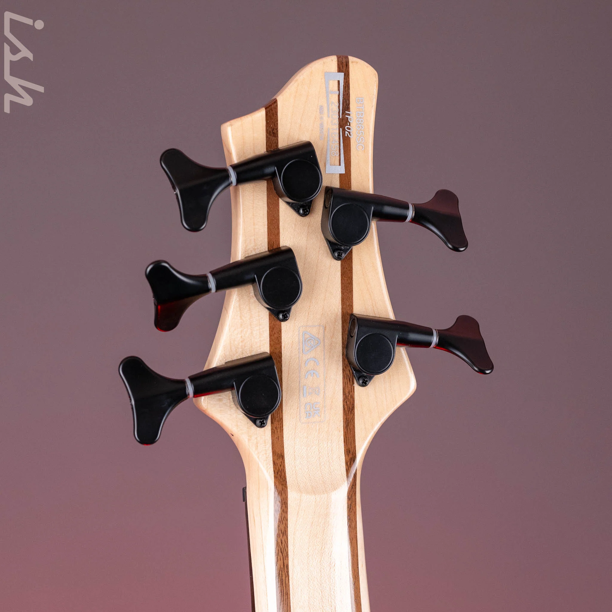 2023 Ibanez BTB865SC Weathered Black Low Glass - Image 16