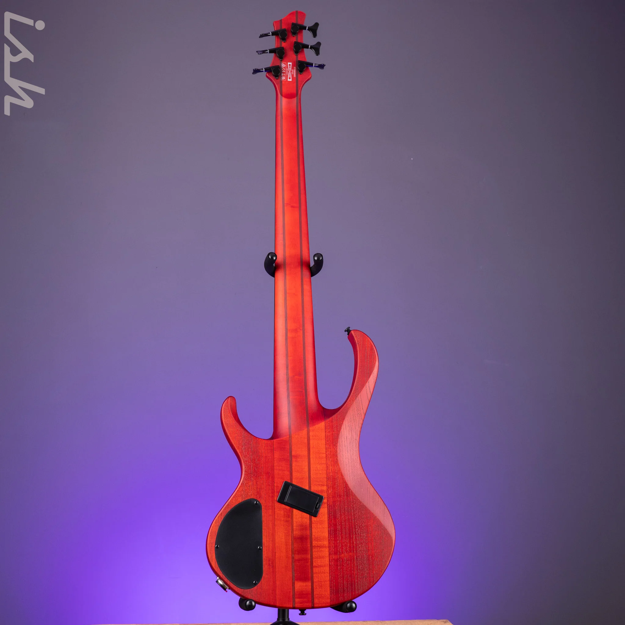 Ibanez BTB866MS 6-String Bass Workshop Brown Topaz Burst Flat - Image 8