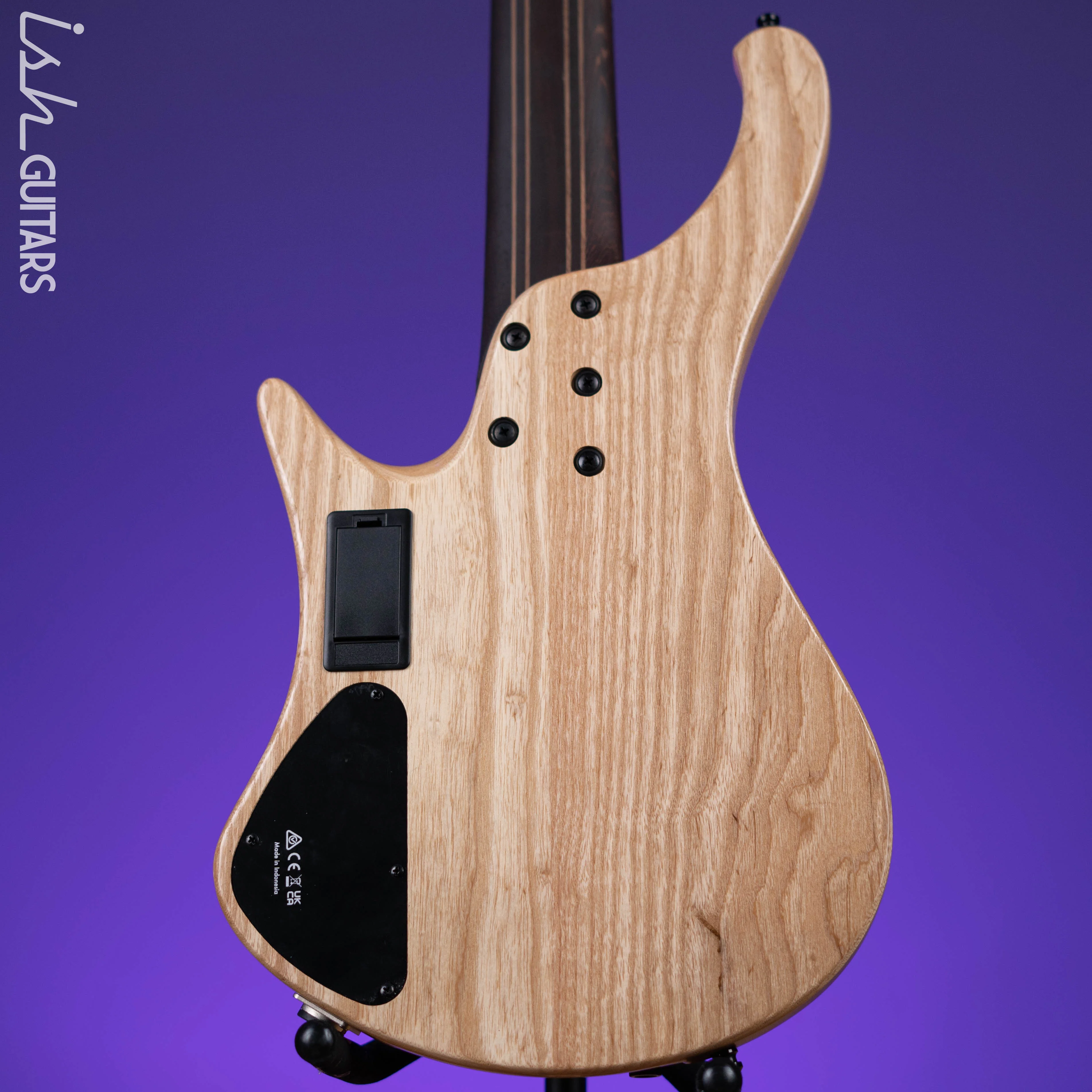 Ibanez EHB1265MS 5-String Multi-Scale Bass Natural Mocha Low Gloss Demo - Image 7