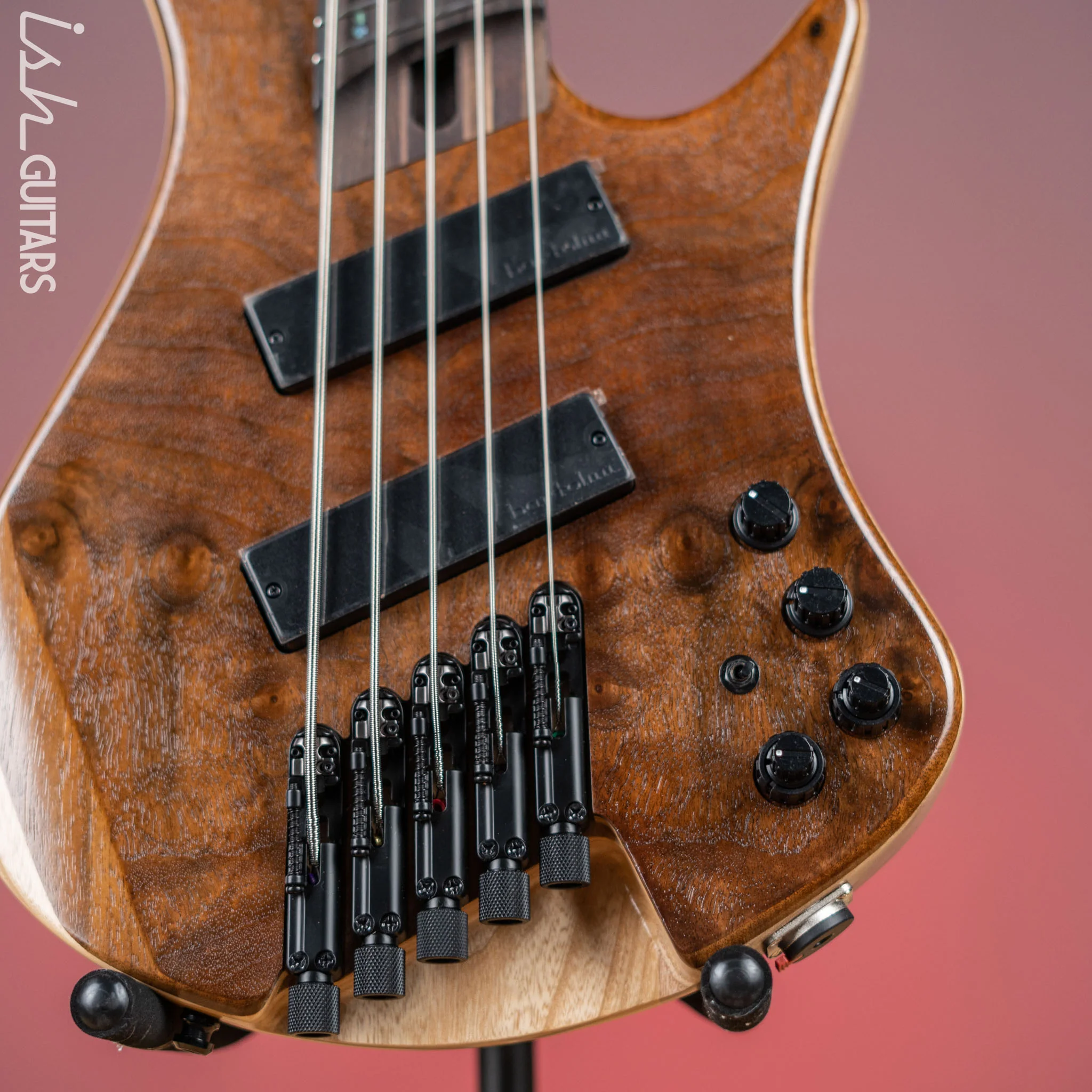 Ibanez EBH1265MS 5-String Multi-Scale Bass Natural Mocha Low Gloss Demo - Image 4
