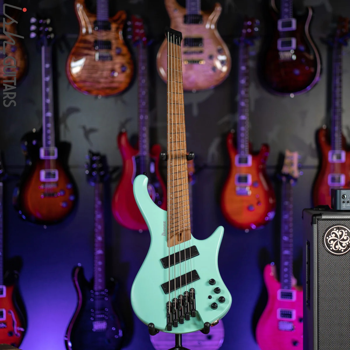 Ibanez EHB1005MS 5-String Seafoam Green Matte - Image 2