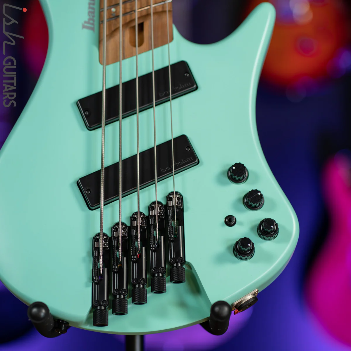 Ibanez EHB1005MS 5-String Seafoam Green Matte - Image 4