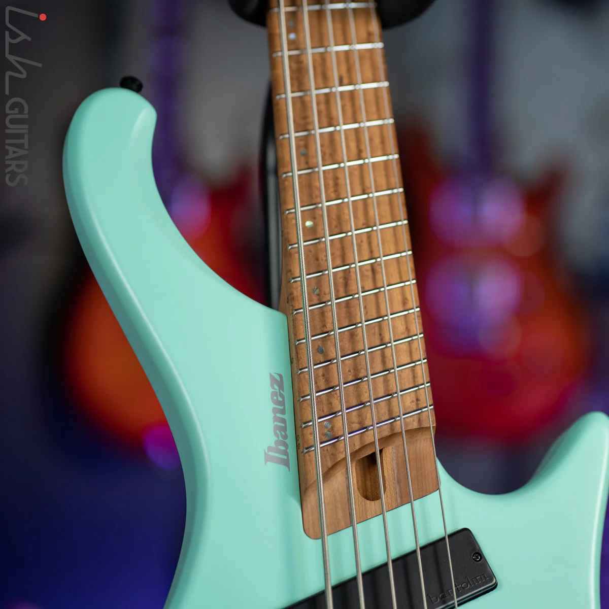 Ibanez EHB1005MS 5-String Seafoam Green Matte - Image 5