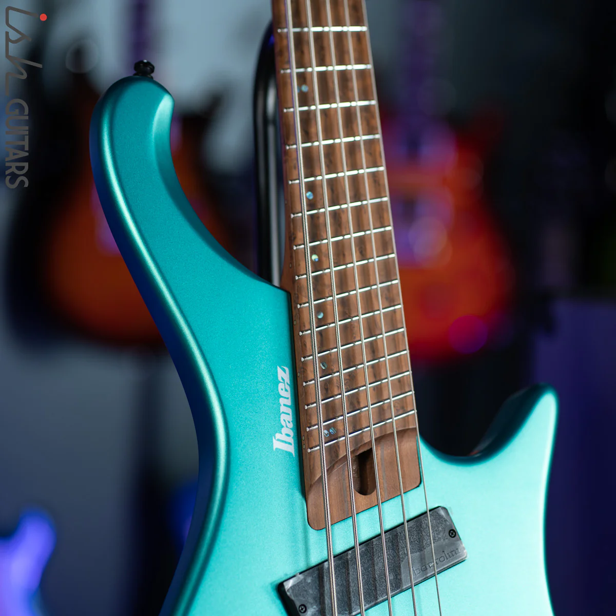 Ibanez EHB1005SMS 5-String Headless Bass Emerald Green Metallic Matte - Image 5