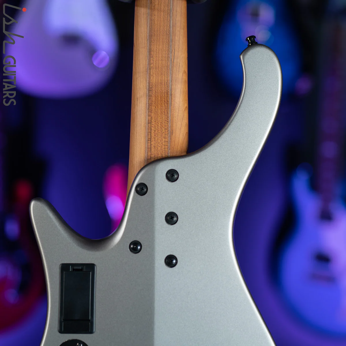 Ibanez EHB1005SMS 5-String Headless Bass Metallic Grey Matte - Image 10