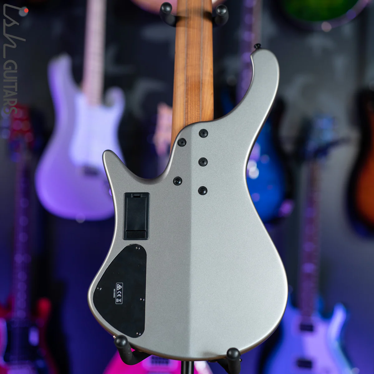 Ibanez EHB1005SMS 5-String Headless Bass Metallic Grey Matte - Image 9