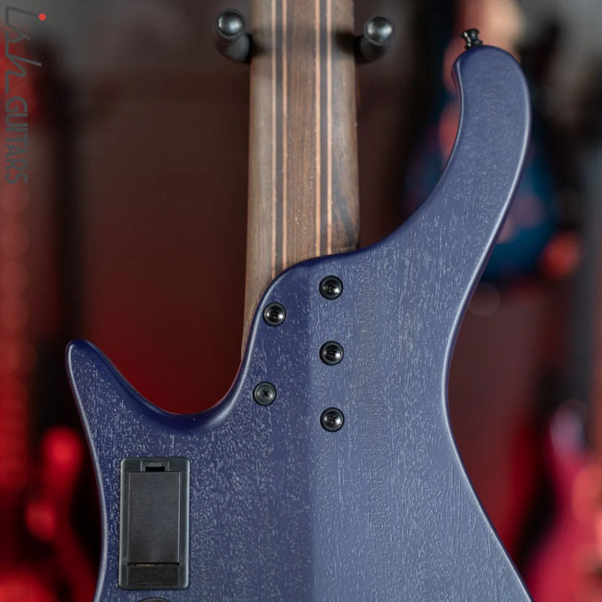 Ibanez EHB1505MS 5-String Multi-Scale Headless Bass Pacific Blue Burst Flat - Image 9