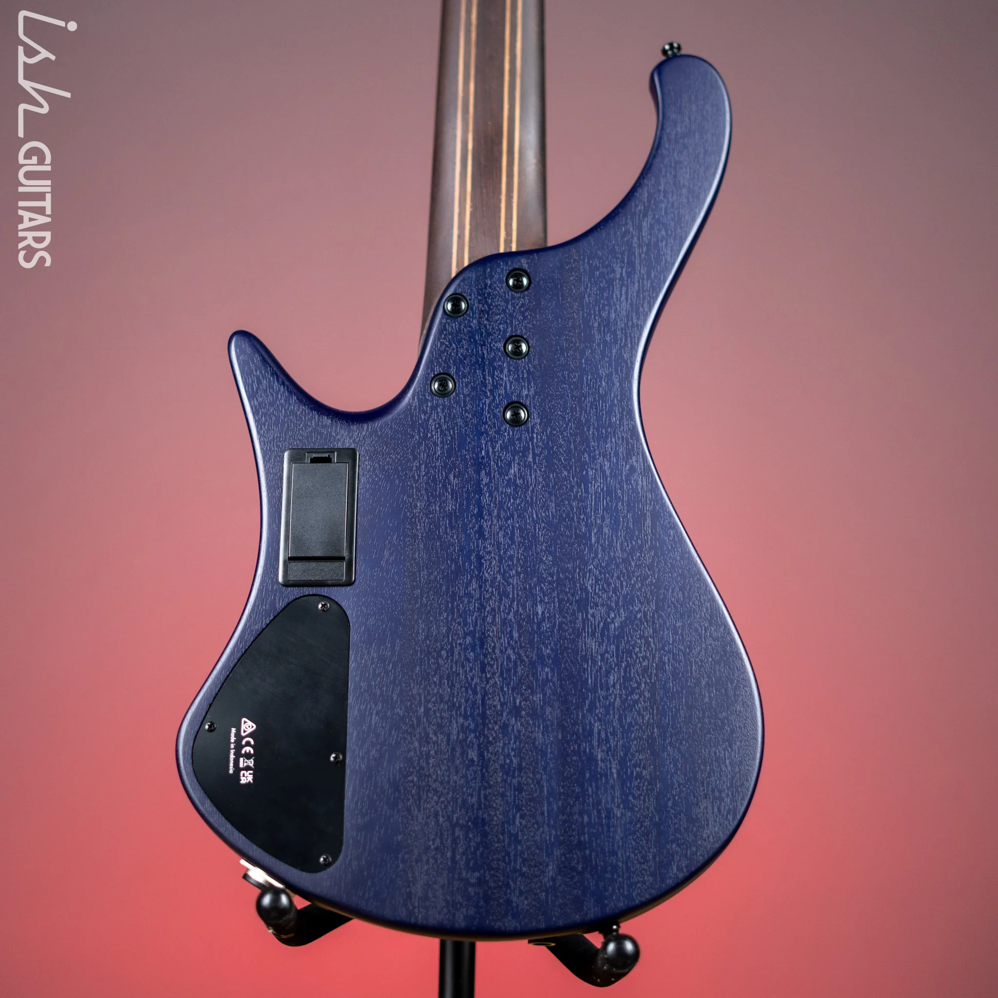 Ibanez EHB1505MS Multi-Scale Headless Bass Pacific Blue Burst Flat - Image 7