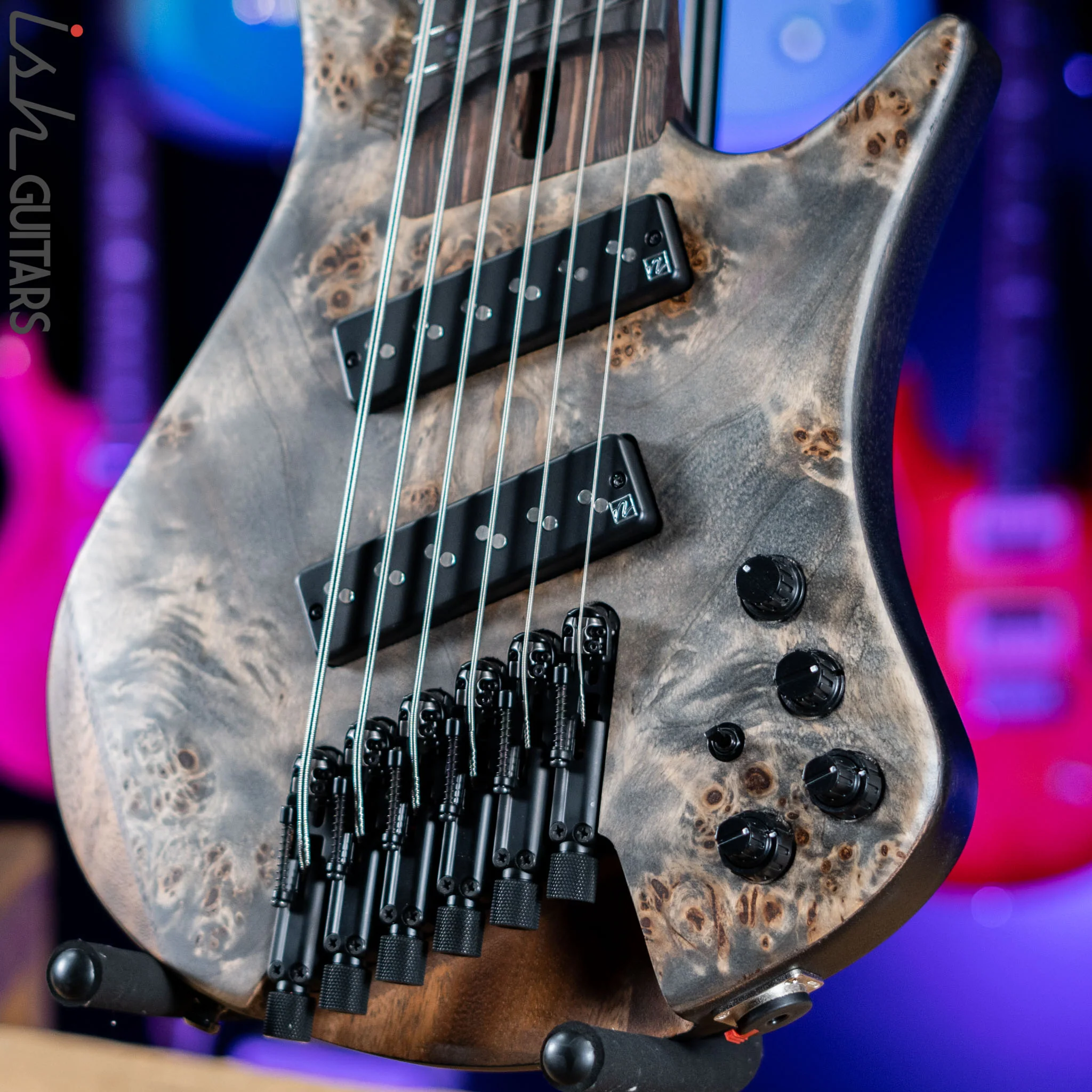 Ibanez EHB1506MS Headless Bass Black Ice Flat - Image 4