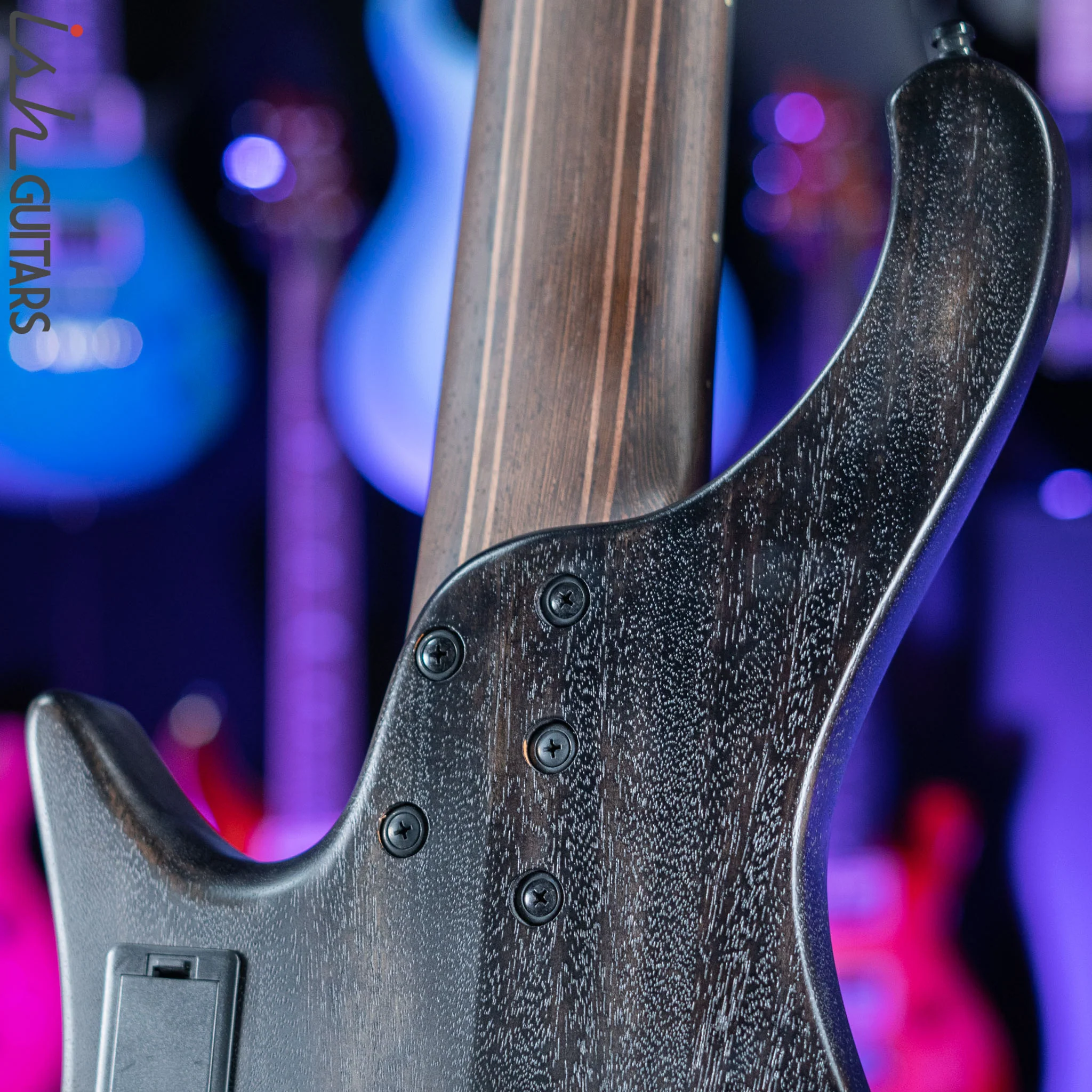 Ibanez EHB1506MS Headless Bass Black Ice Flat - Image 8
