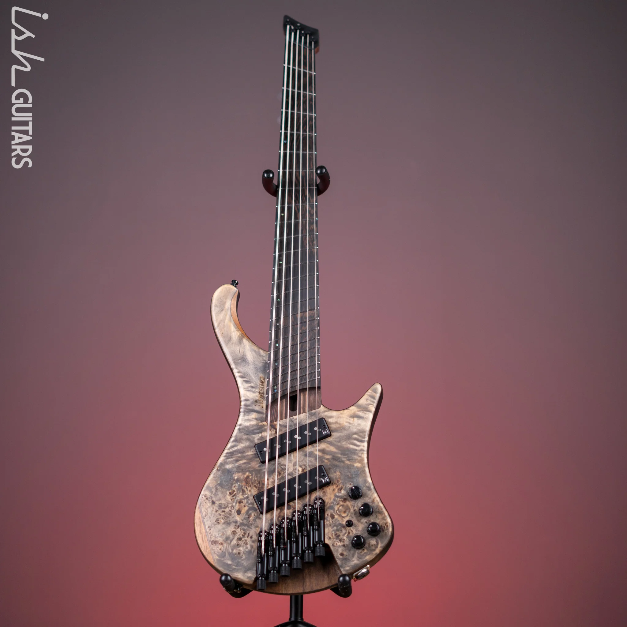 Ibanez EHB1506MS Multi-Scale 6-String Bass Black Ice Flat - Image 2