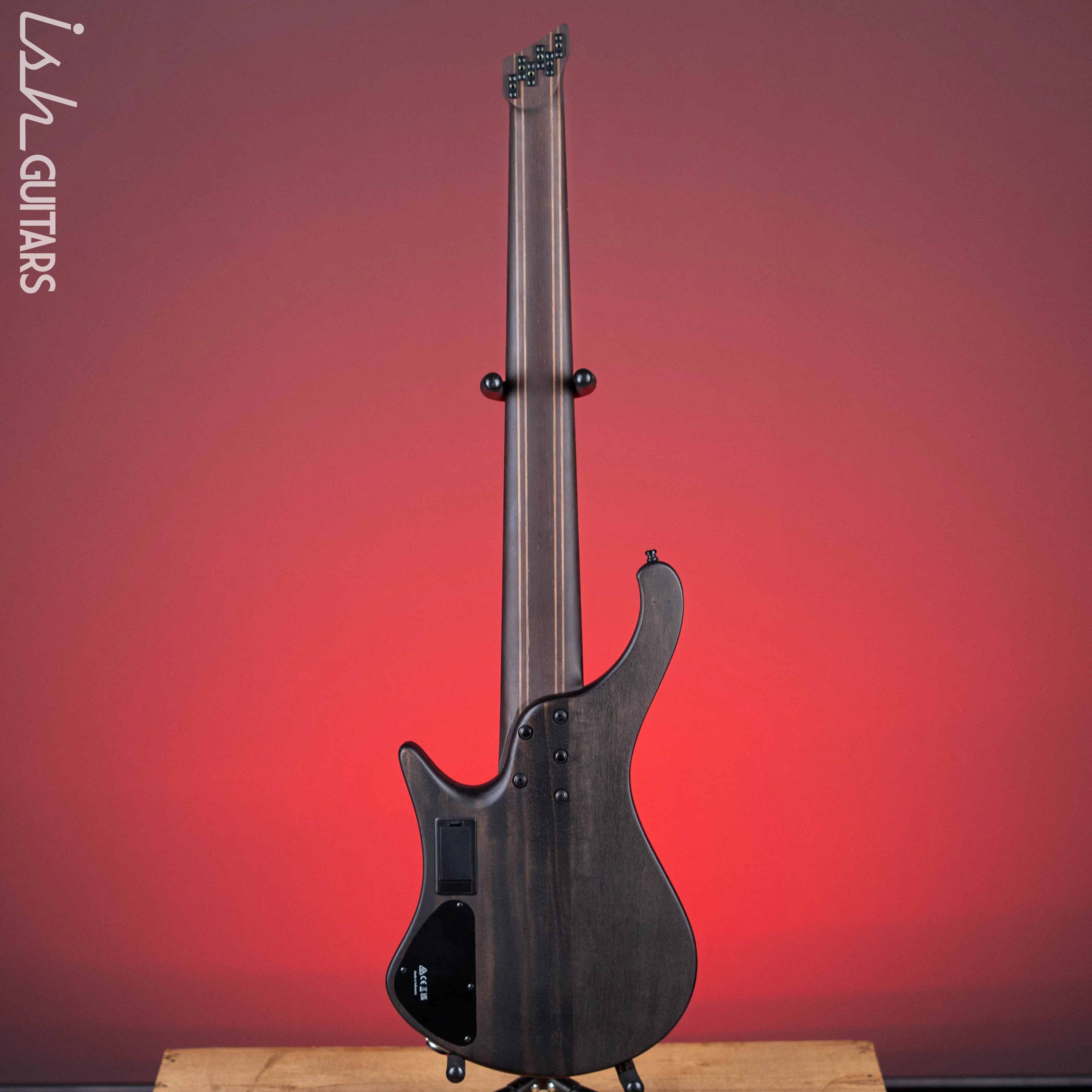 Ibanez EHB1506MS Multi-Scale 6-String Bass Black Ice Flat Demo - Image 7