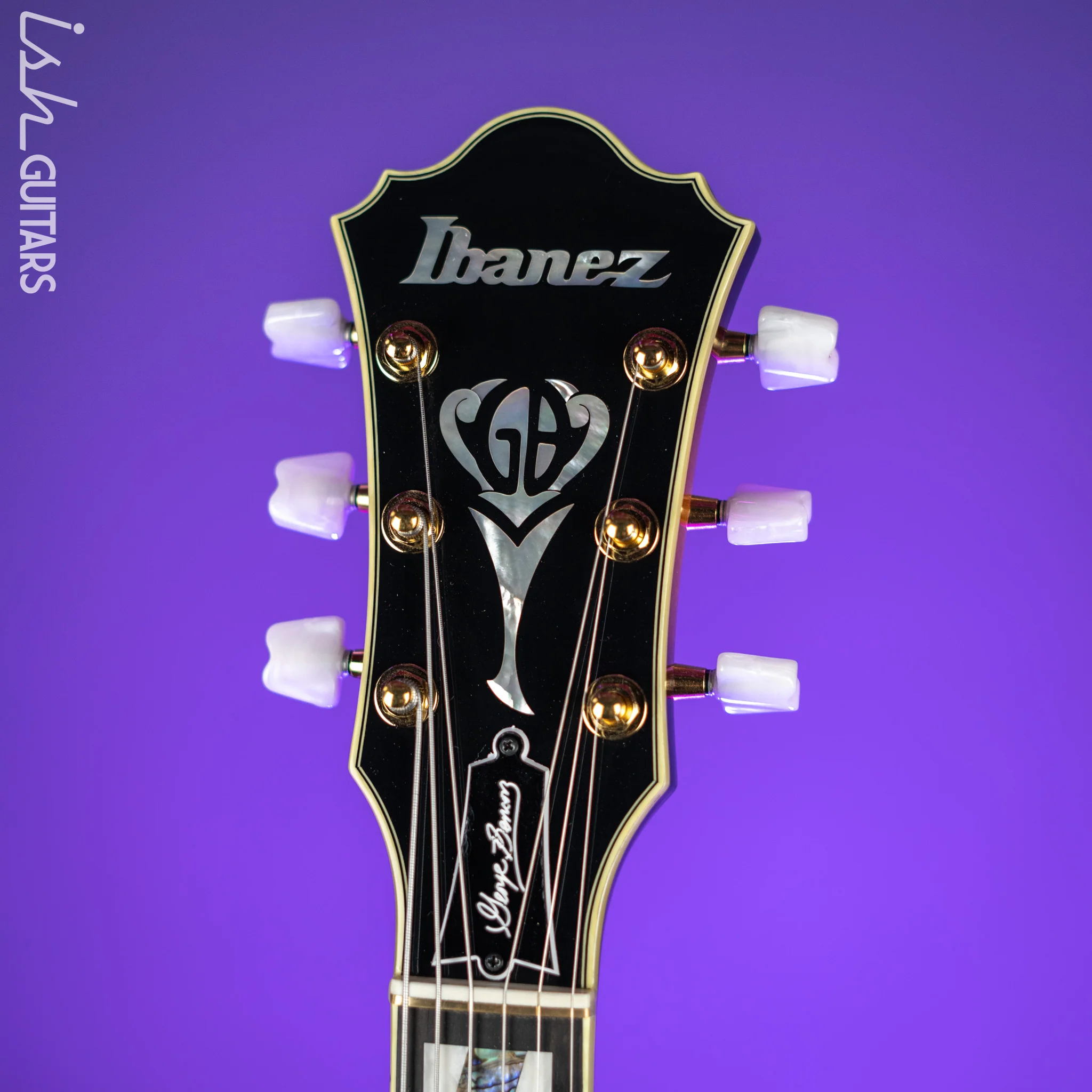 Ibanez GB10 George Benson Signature Brown Sunburst - Image 6