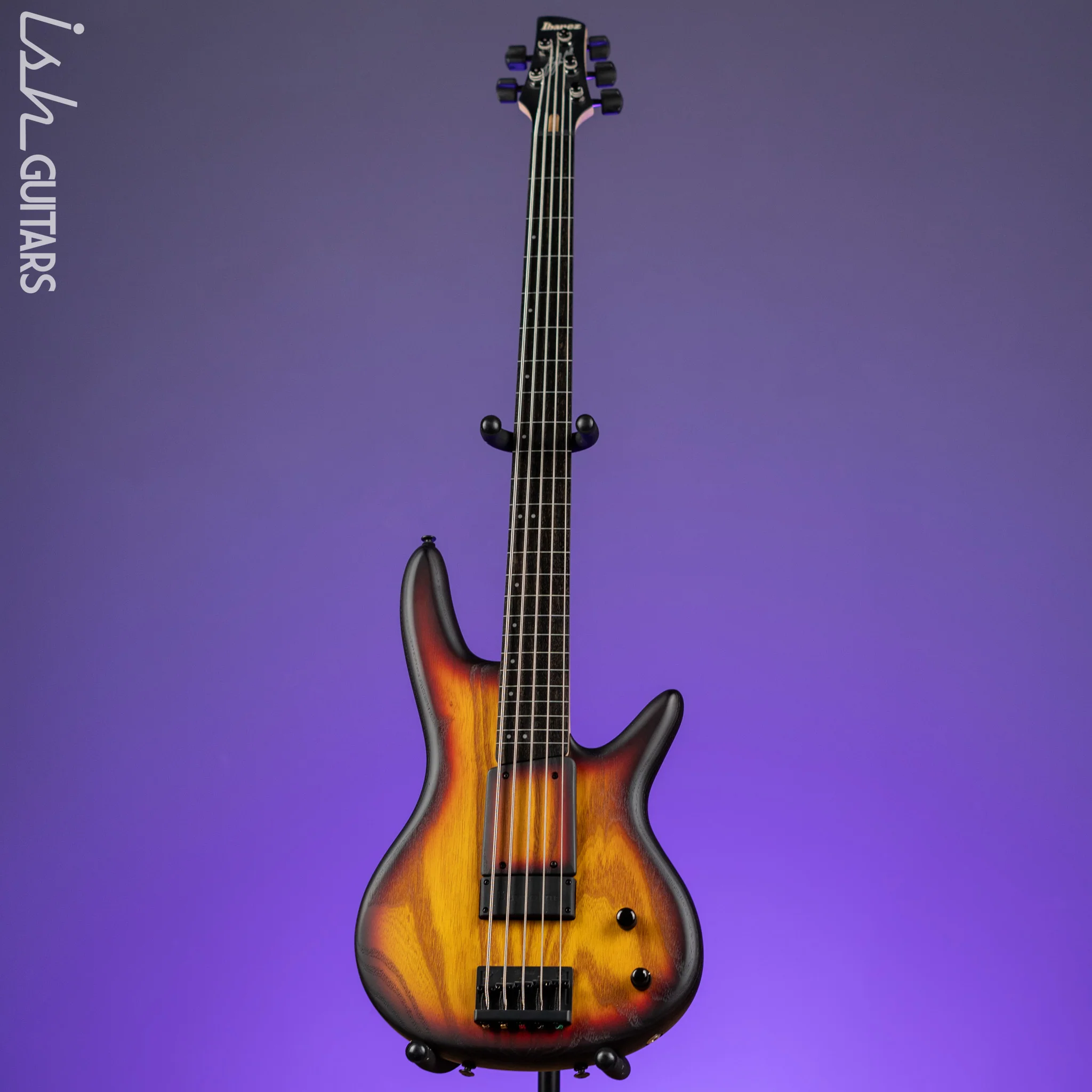 Ibanez GWB205 Gary Willis Signature 5-String Fretless Bass Tequila Sunrise Flat - Image 2