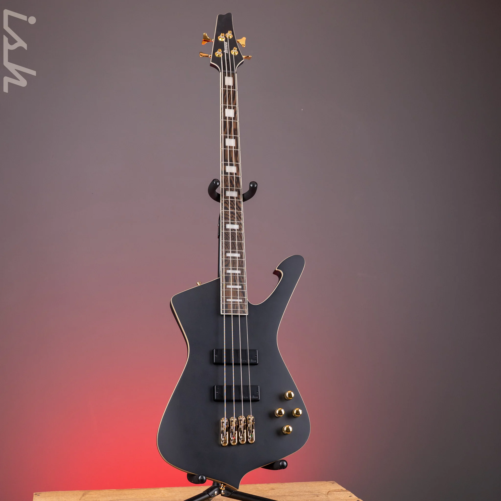Ibanez ICB620 Iceman 4-String Bass Black Flat - Image 2