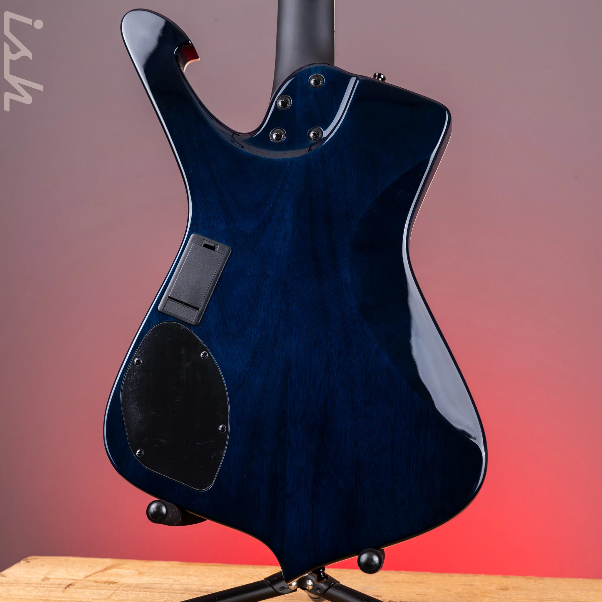 Ibanez ICB720FM Iceman 4-String Bass Cosmic Blue Starburst - Image 9