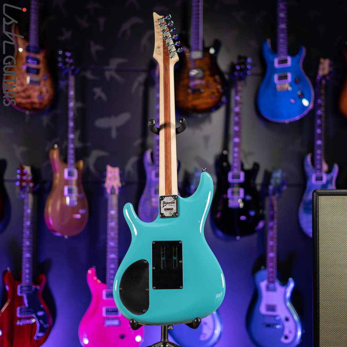 Ibanez JS2410 Joe Satriani Signature Electric Guitar Sky Blue Gloss Demo - Image 7