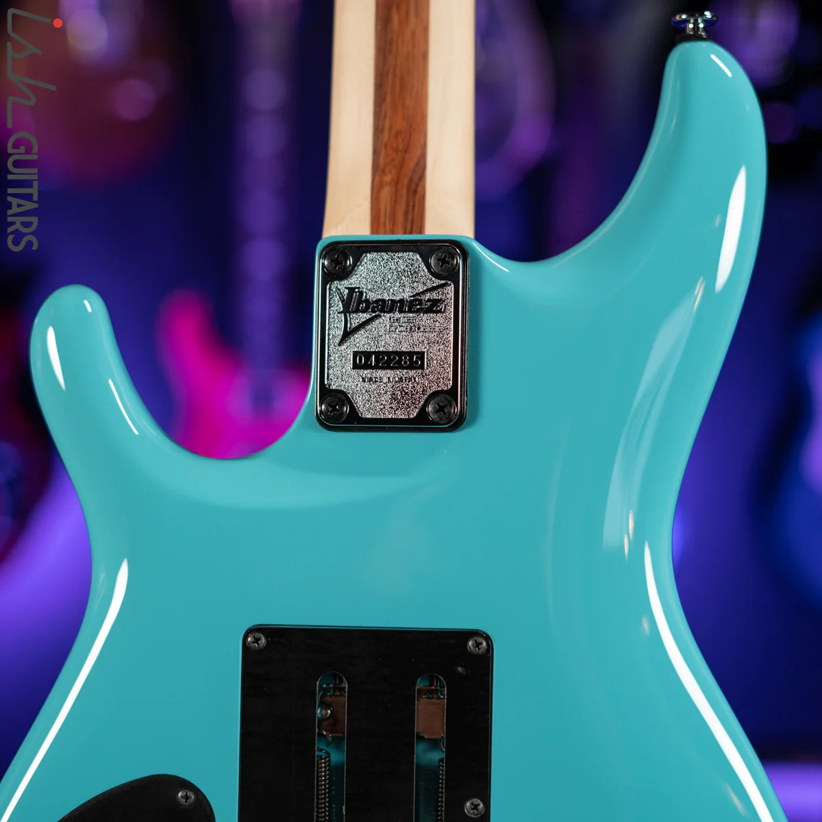 Ibanez JS2410 Joe Satriani Signature Electric Guitar Sky Blue Gloss Demo - Image 9