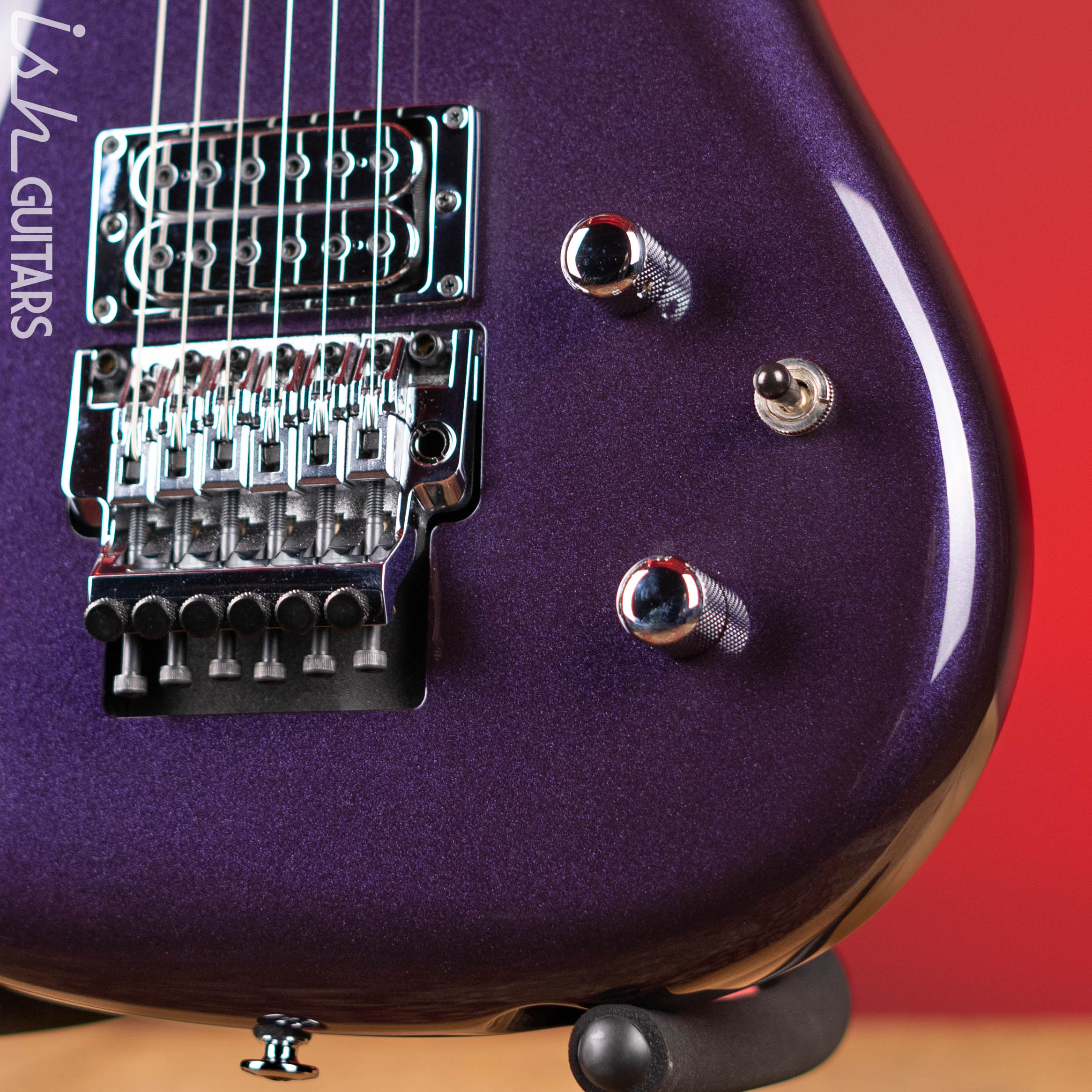Ibanez JS2450 Joe Satriani Signature Guitar Muscle Car Purple Gloss - Image 4