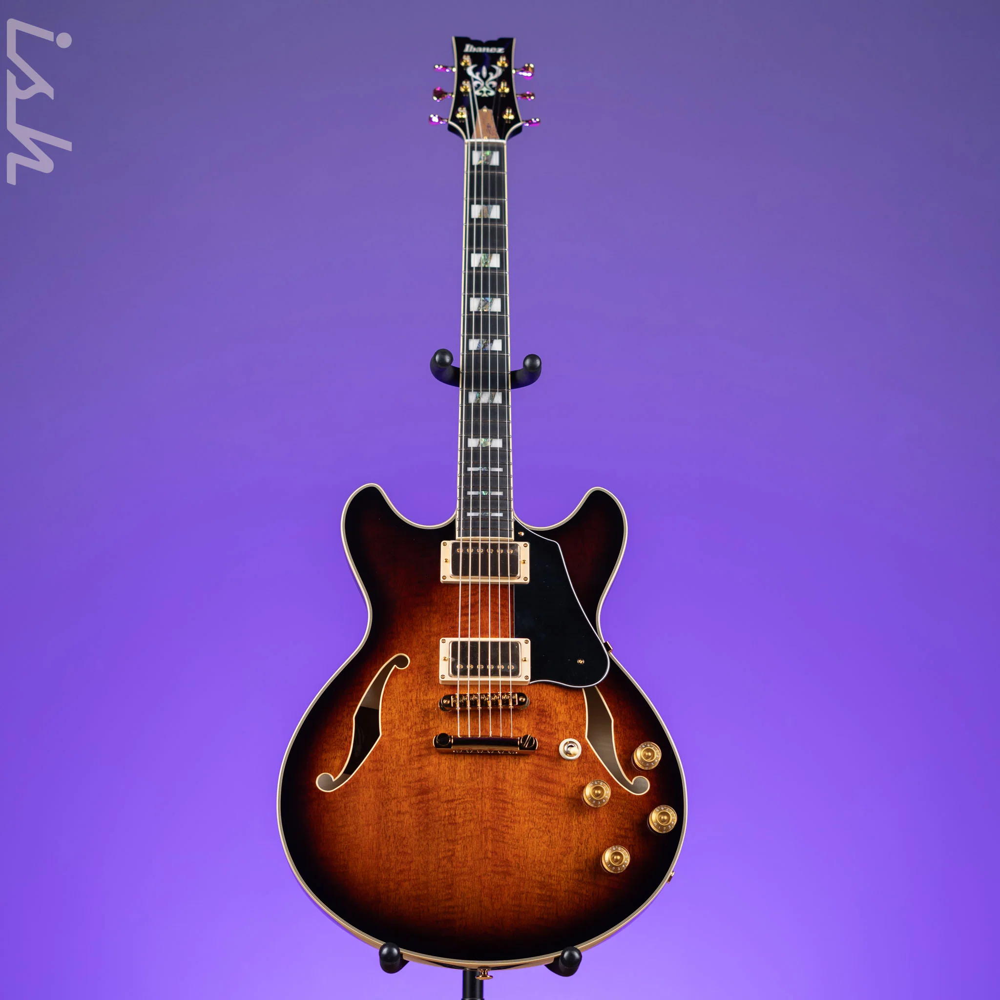 Ibanez JSM100VT John Scofield Signature Electric Guitar Vintage Sunburst - Image 2