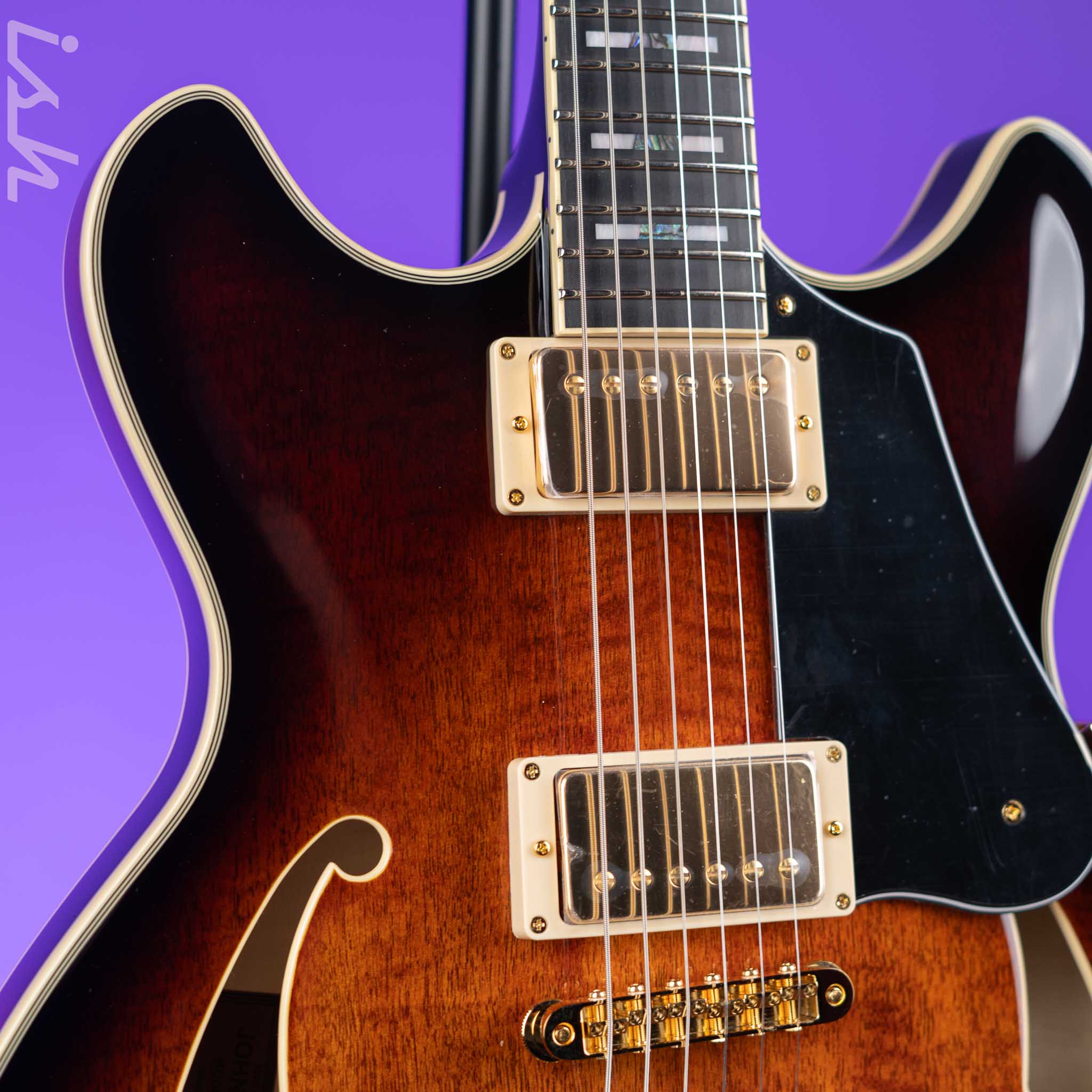 Ibanez JSM100VT John Scofield Signature Electric Guitar Vintage Sunburst - Image 3
