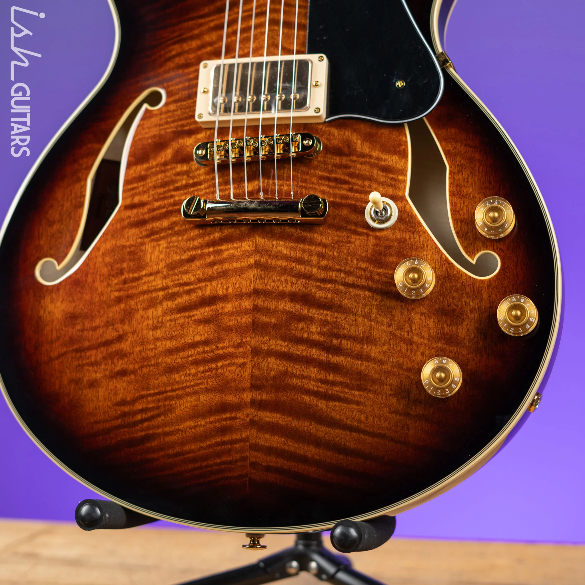 Ibanez JSM100VT John Scofield Signature Electric Guitar Vintage Sunburst - Image 4