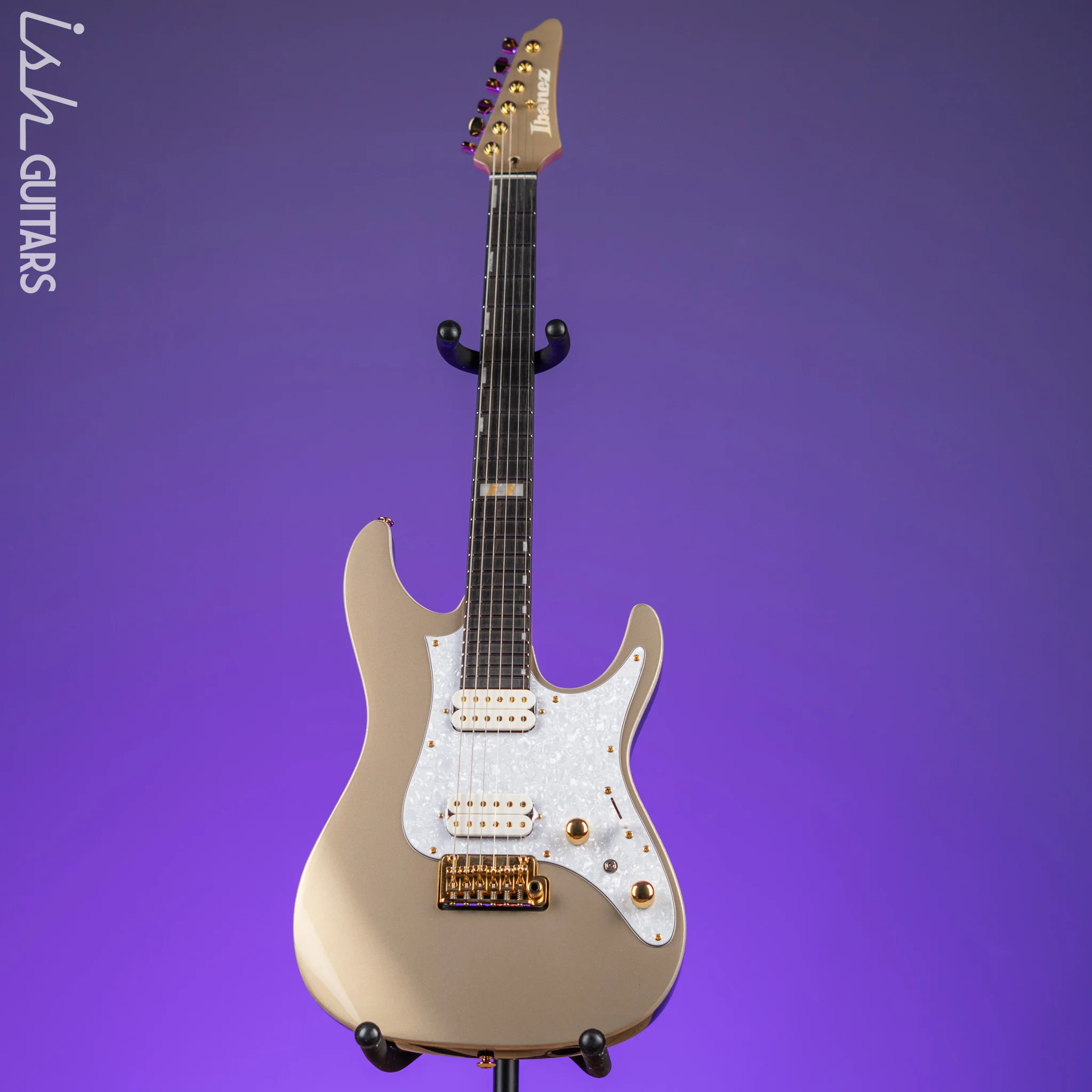 Ibanez KRYS10 Scott LePage Signature Electric Guitar Gold - Image 2