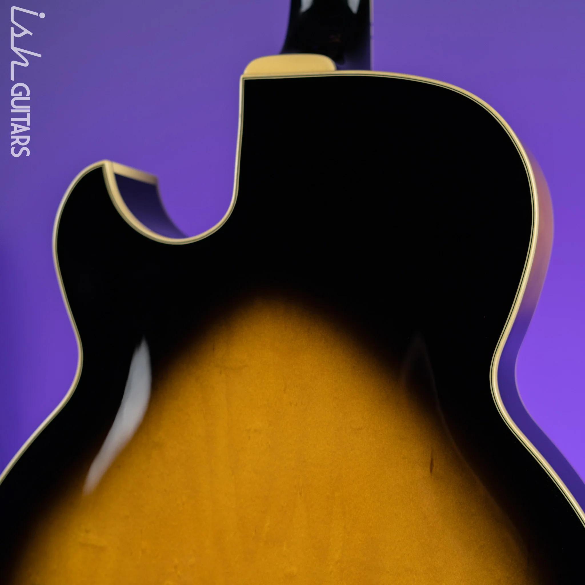 Ibanez LGB300 Hollowbody George Benson Vintage Yellow Sunburst - Image 8