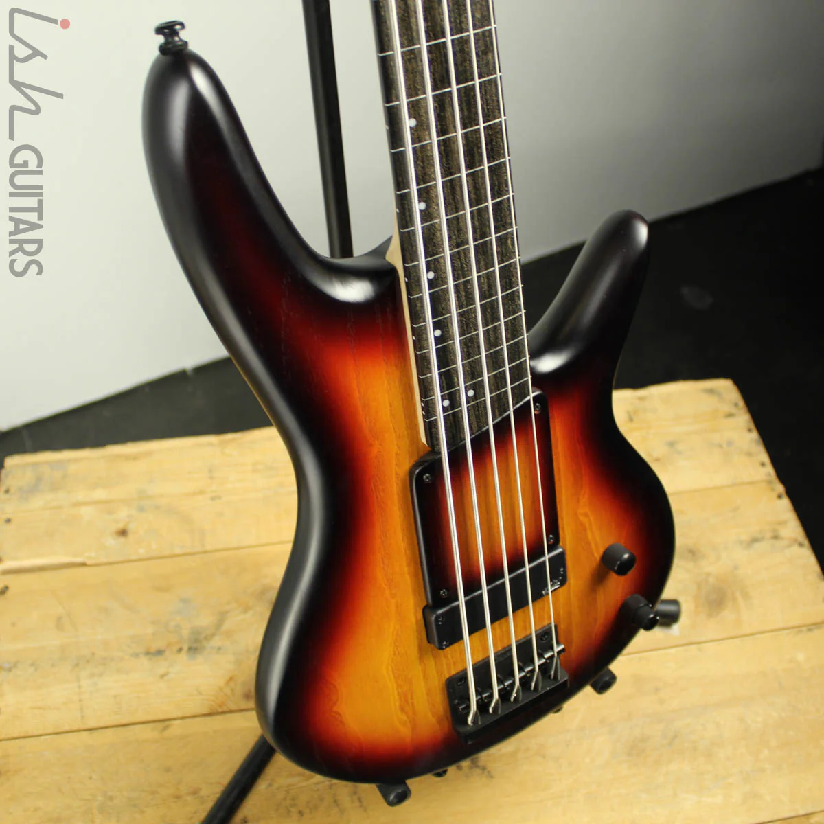 Ibanez Limited Edition Gary Willis GWB20TH 20th Anniversary 5 String Tequila Sunrise Flat - Image 5