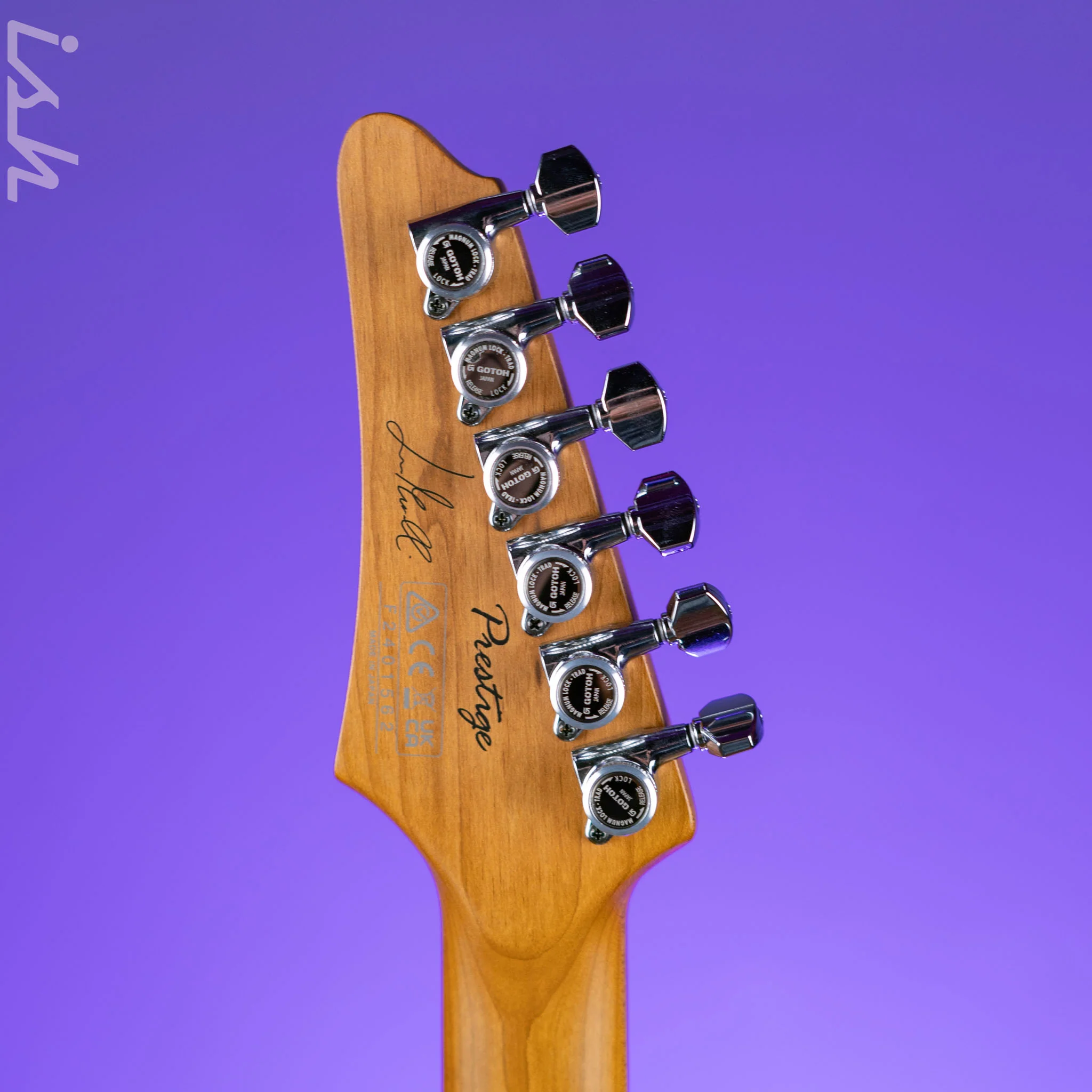 Ibanez LM1 Luca Mantovanelli Signature Prestige Electric Guitar Luna White Demo - Image 10