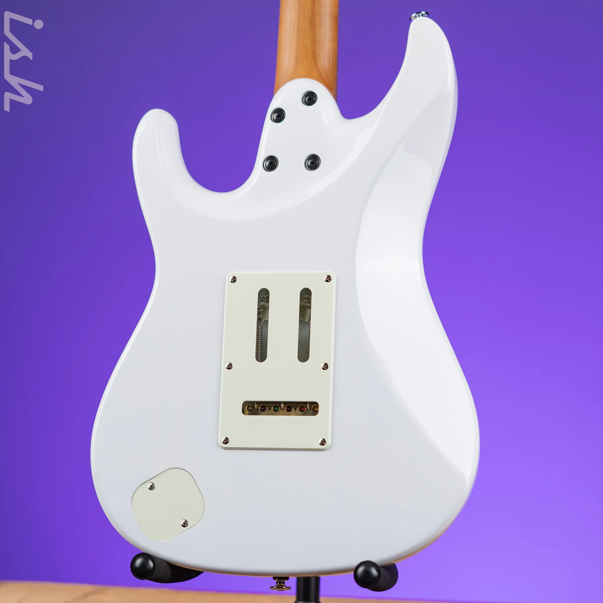 Ibanez LM1 Luca Mantovanelli Signature Prestige Electric Guitar Luna White Demo - Image 7