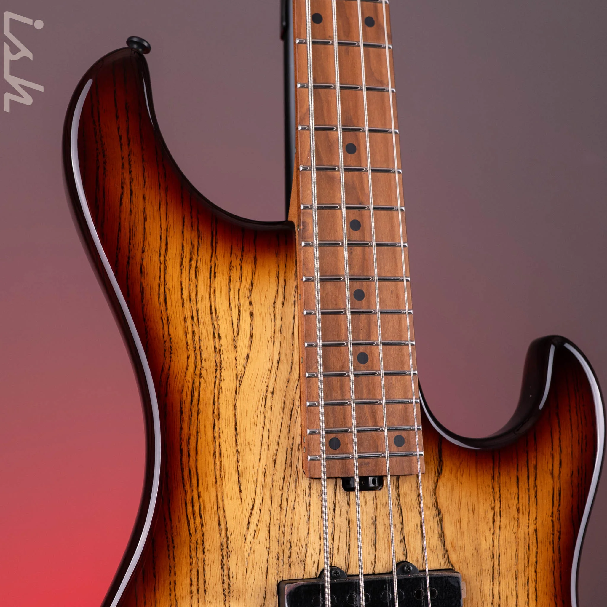 Ibanez Mode MDM1300 4-String Bass Natural Stained Amber Burst - Image 4